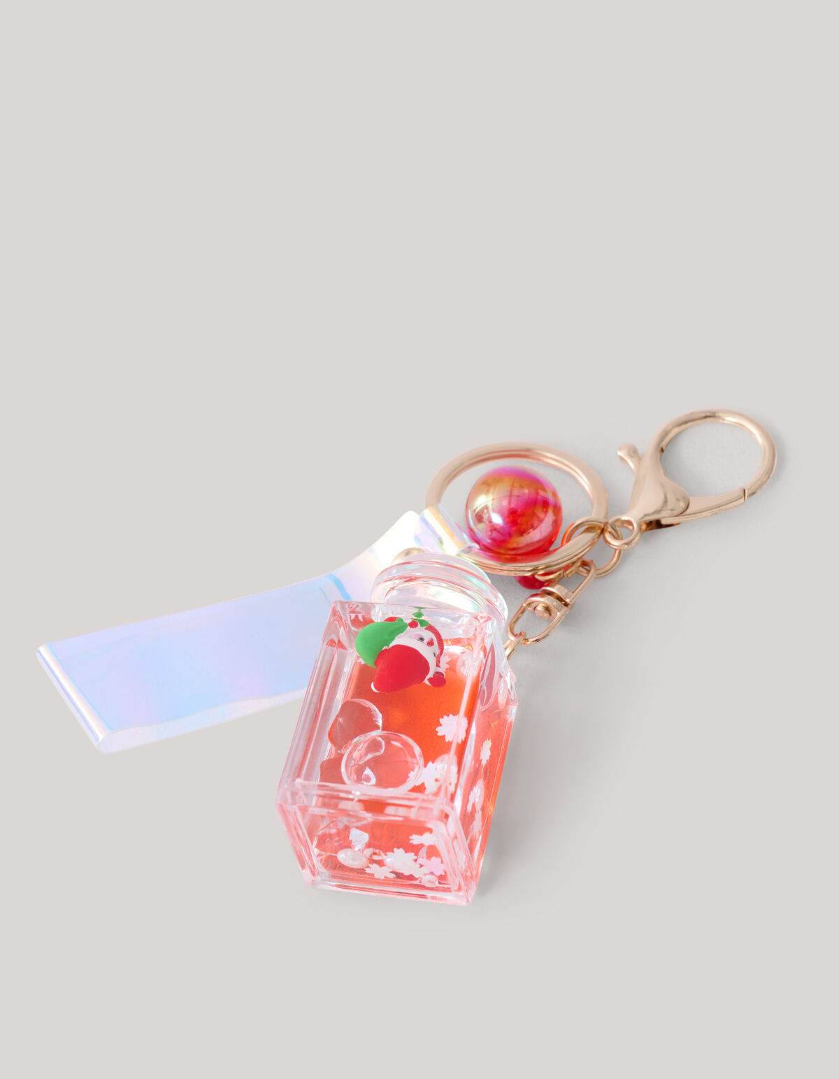 Weihnachts-Schl&uuml;sselanh&auml;nger Rot SHOEBY ACCESSOIRES