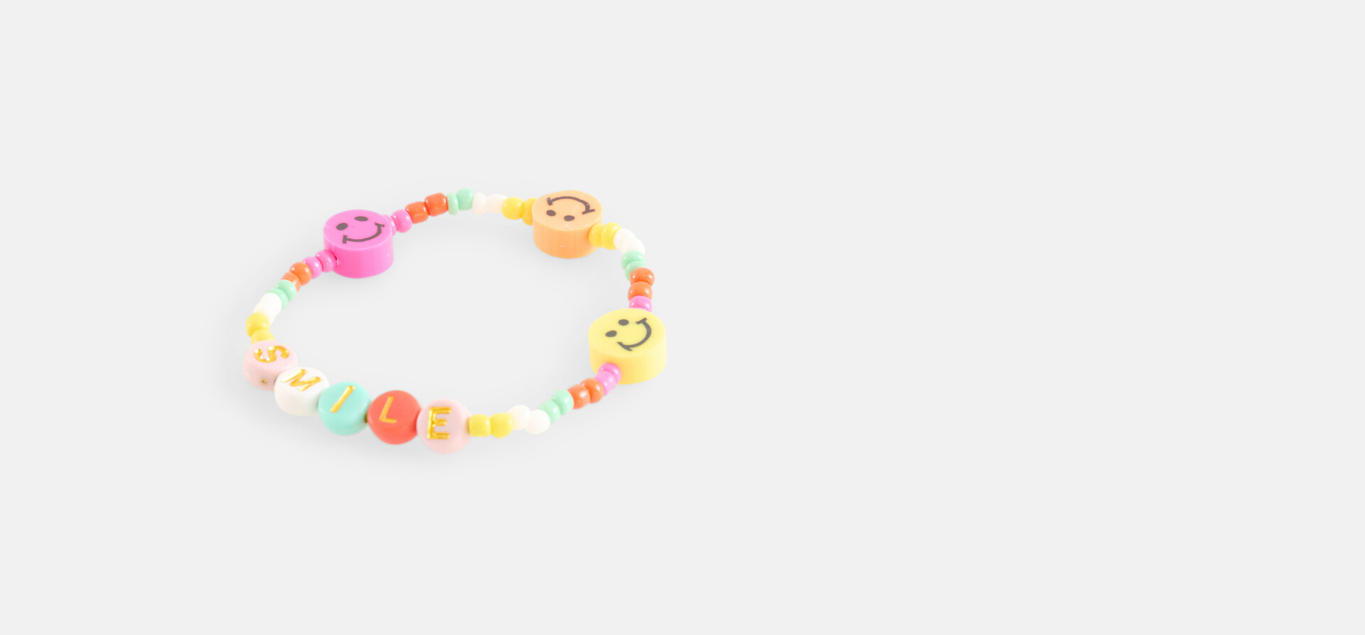 Buntes Smiley-Armband SHOEBY ACCESSOIRES