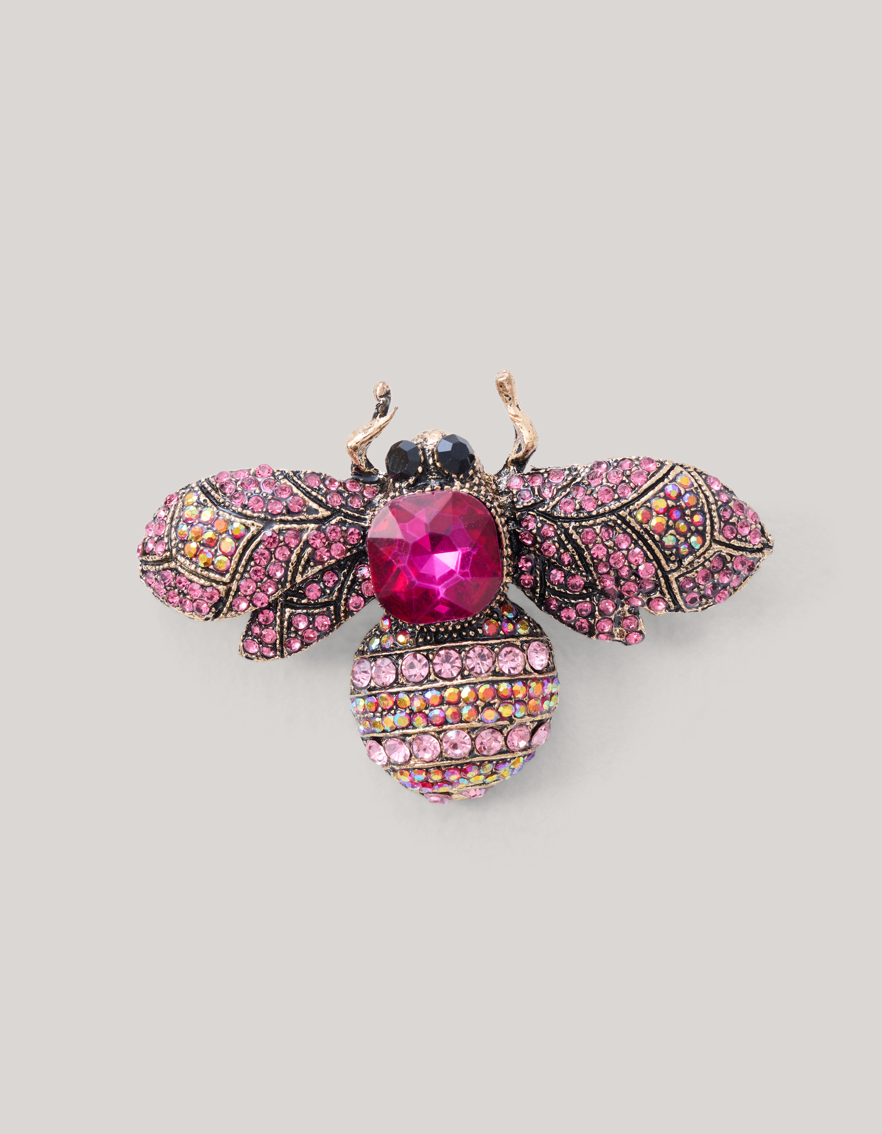 Strass-Käfer-Brosche Rosa SHOEBY ACCESSOIRES