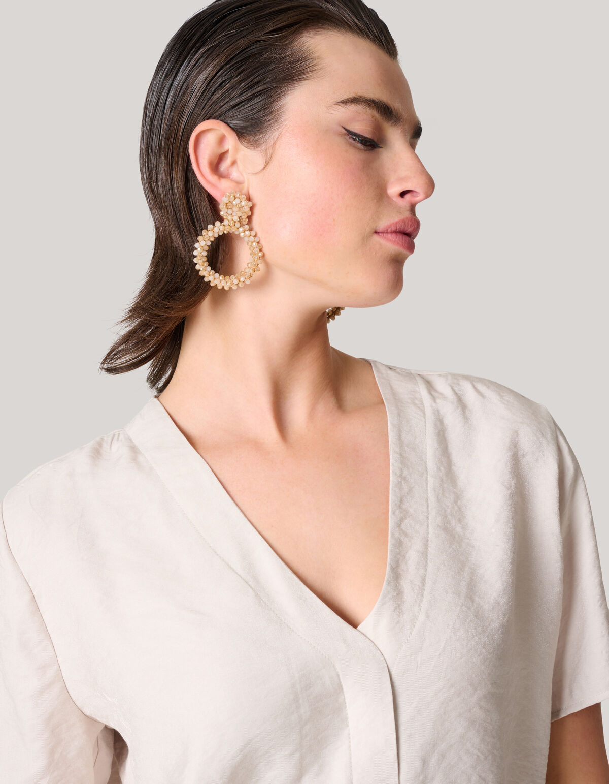 Round Beaded Oorbellen SHOEBY ACCESSOIRES