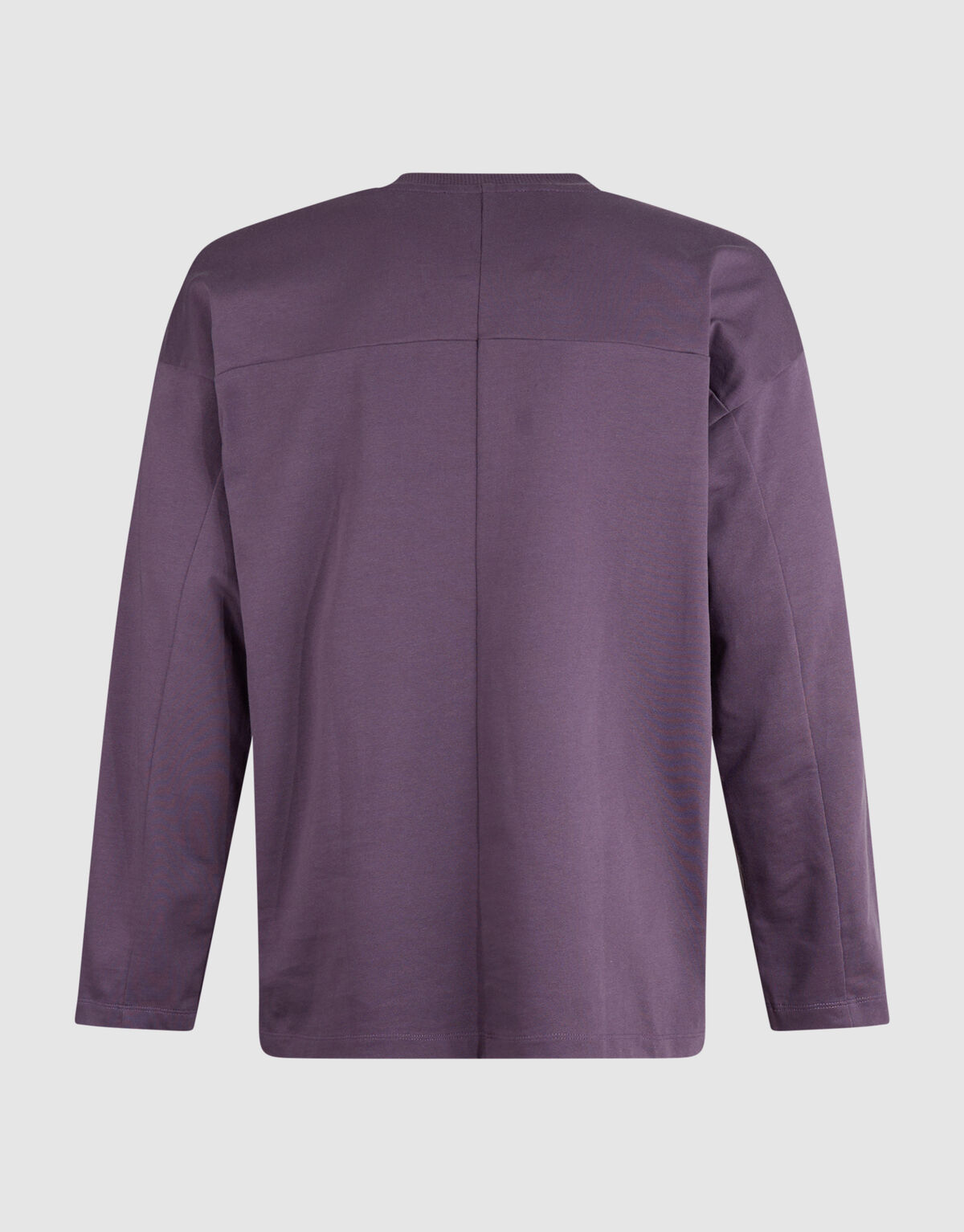 Basic-Langarmshirt in Relaxed Fit lila SHOEBY MEN