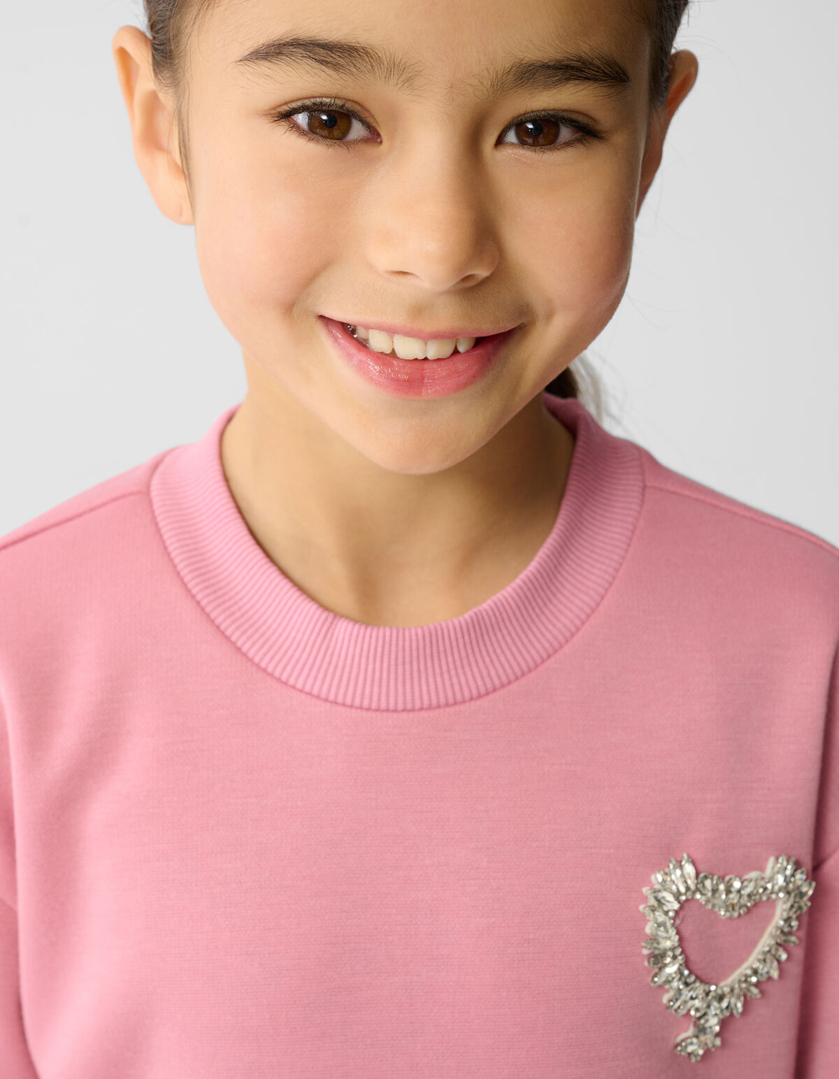 Herzförmiges Sweatshirtkleid Rosa SHOEBY GIRLS