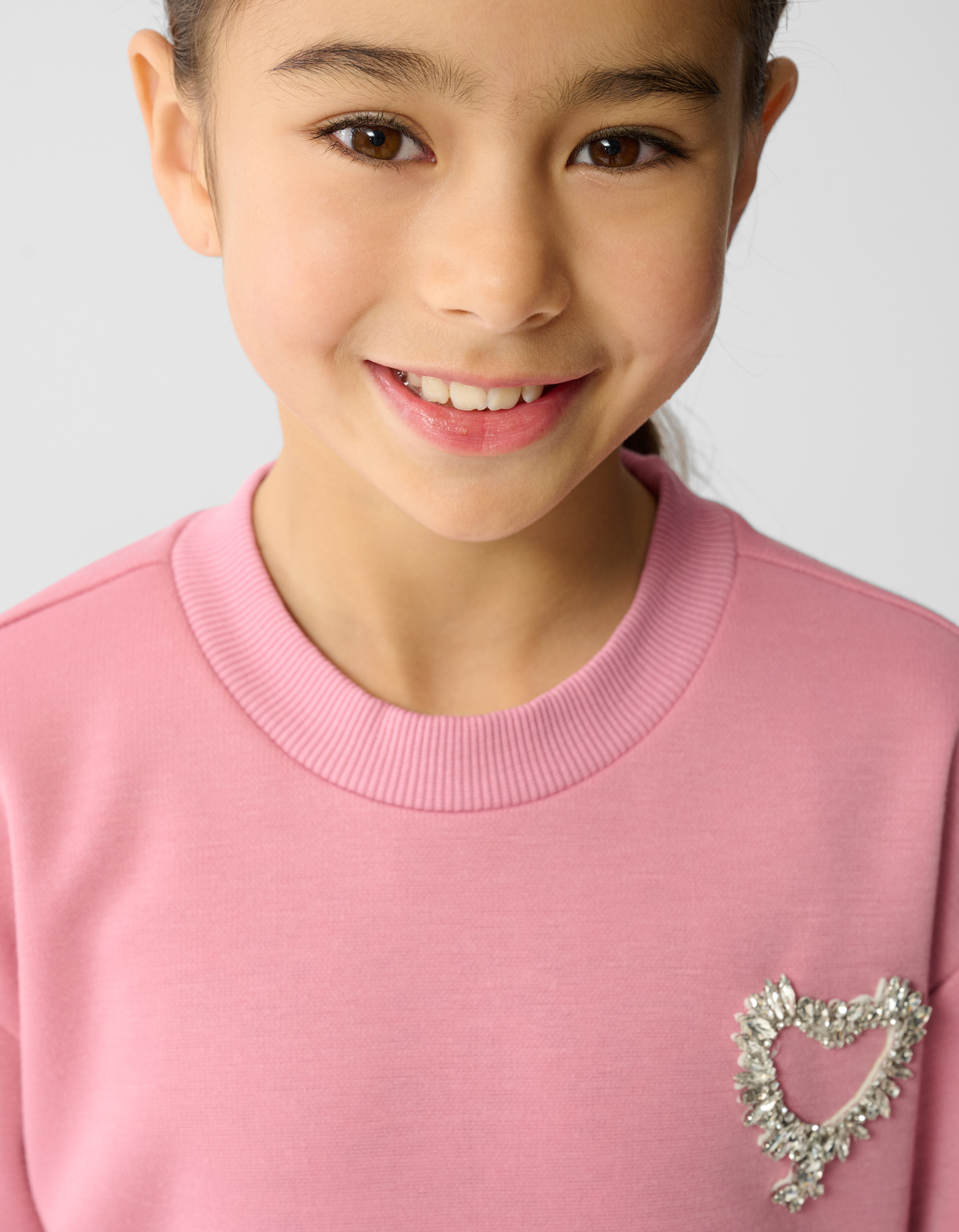 Herzförmiges Sweatshirtkleid Rosa SHOEBY GIRLS