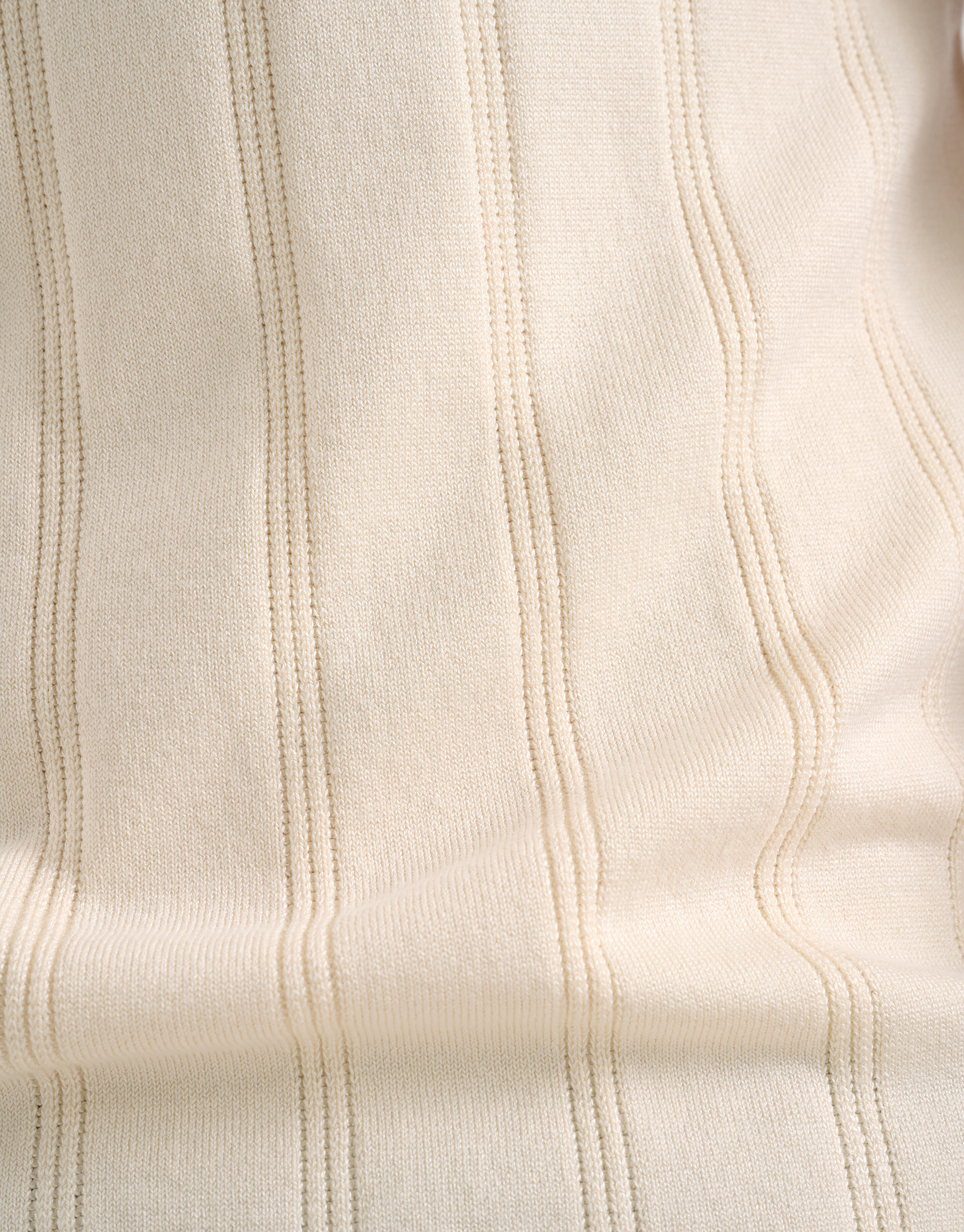 Gestricktes T-shirt Beige SHOEBY MEN