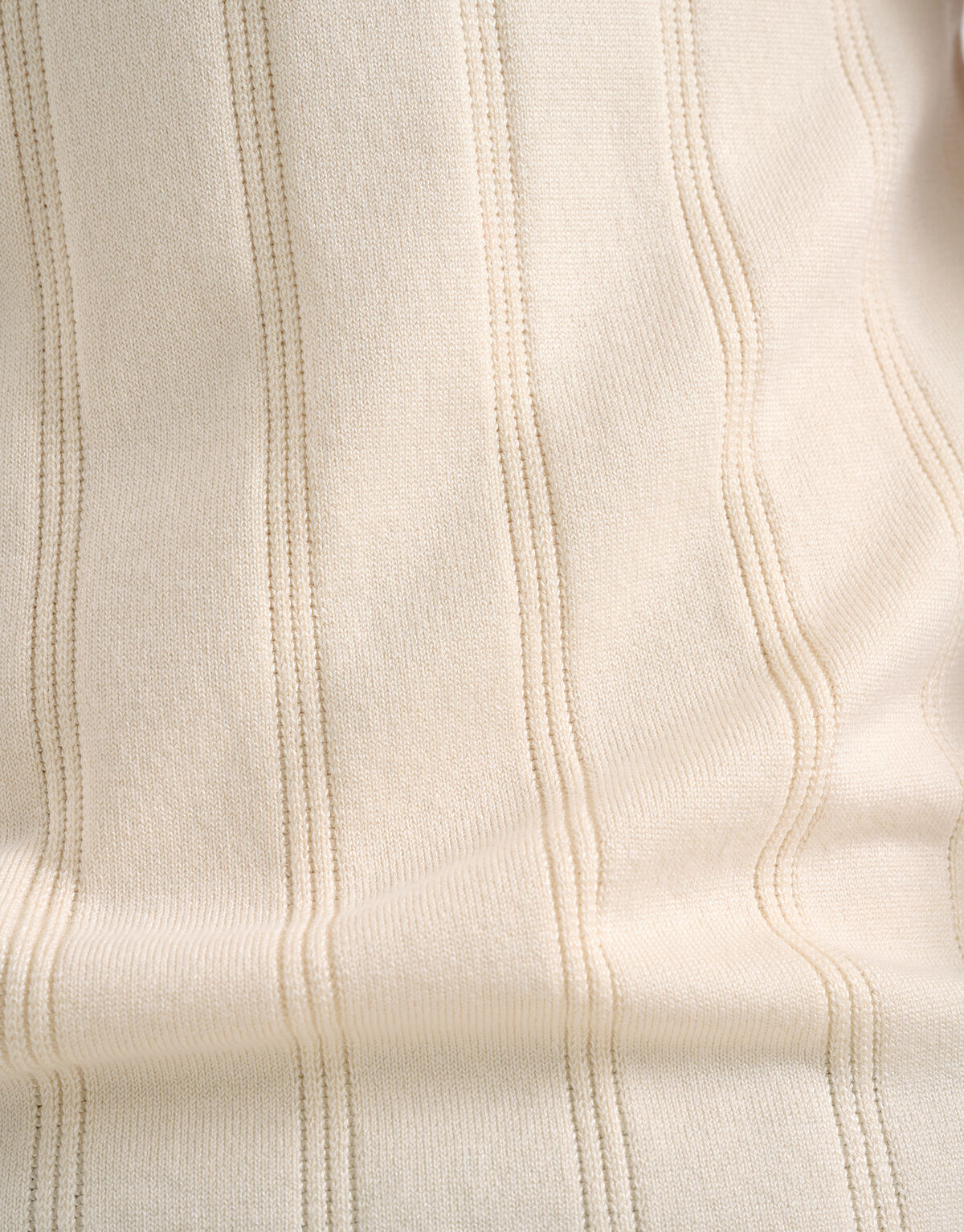 Gestricktes T-shirt Beige SHOEBY MEN