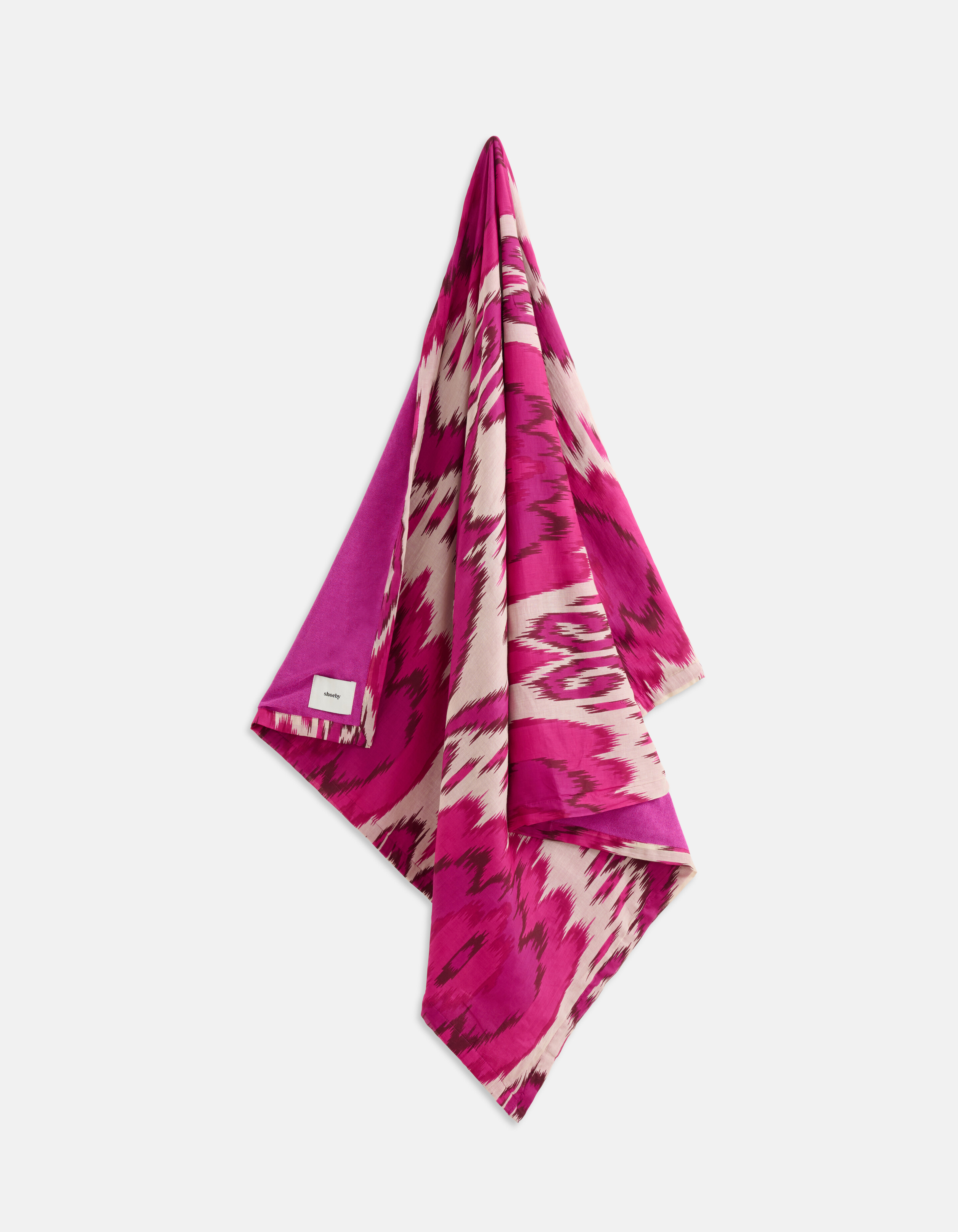 Graphic Print Badetuch Rosa SHOEBY ACCESSOIRES