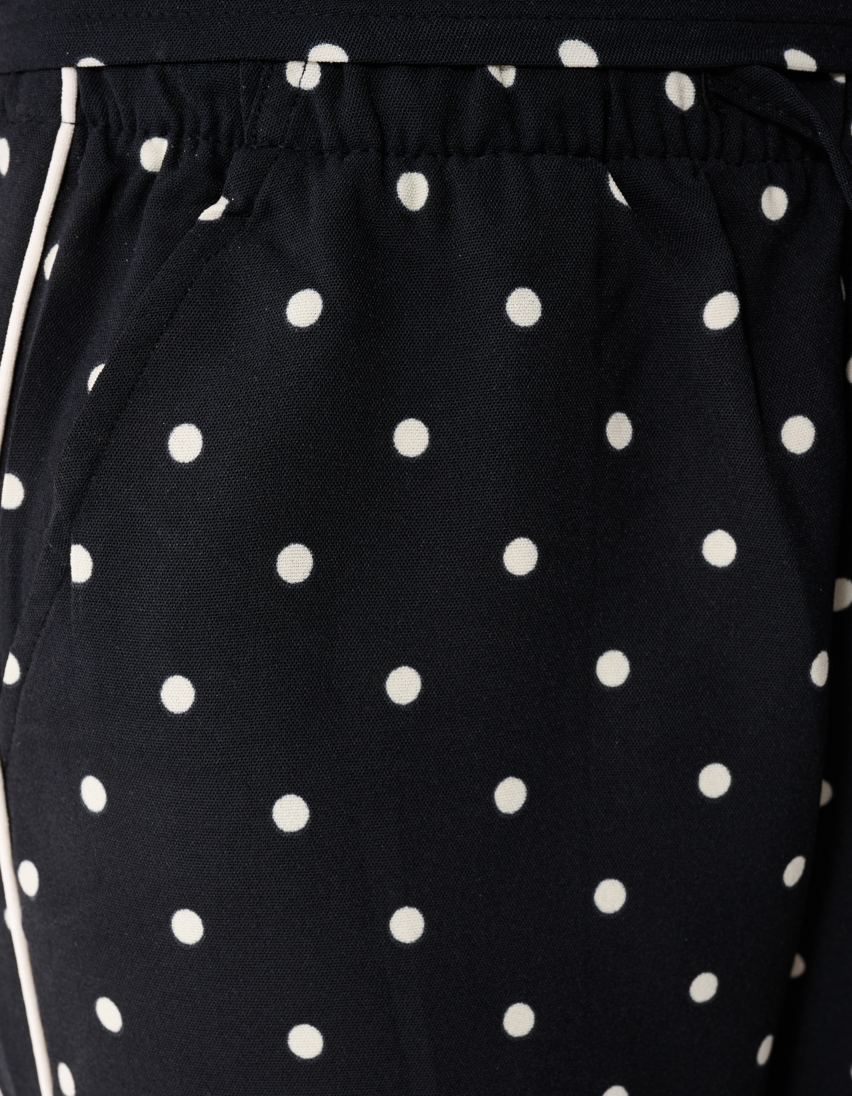 Schwarze Hose mit Polka-Dots und weitem Bein SHOEBY GIRLS