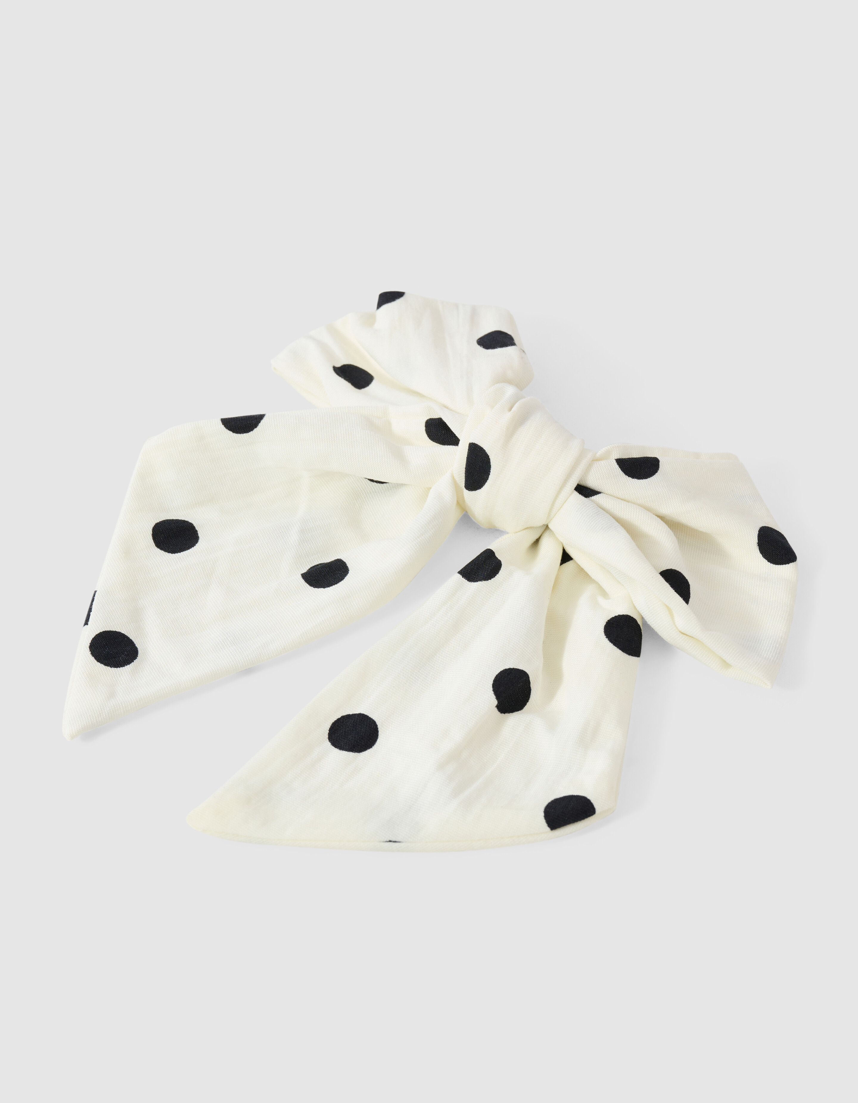Bow Tie Polka Dot Clip Off-White SHOEBY ACCESSOIRES