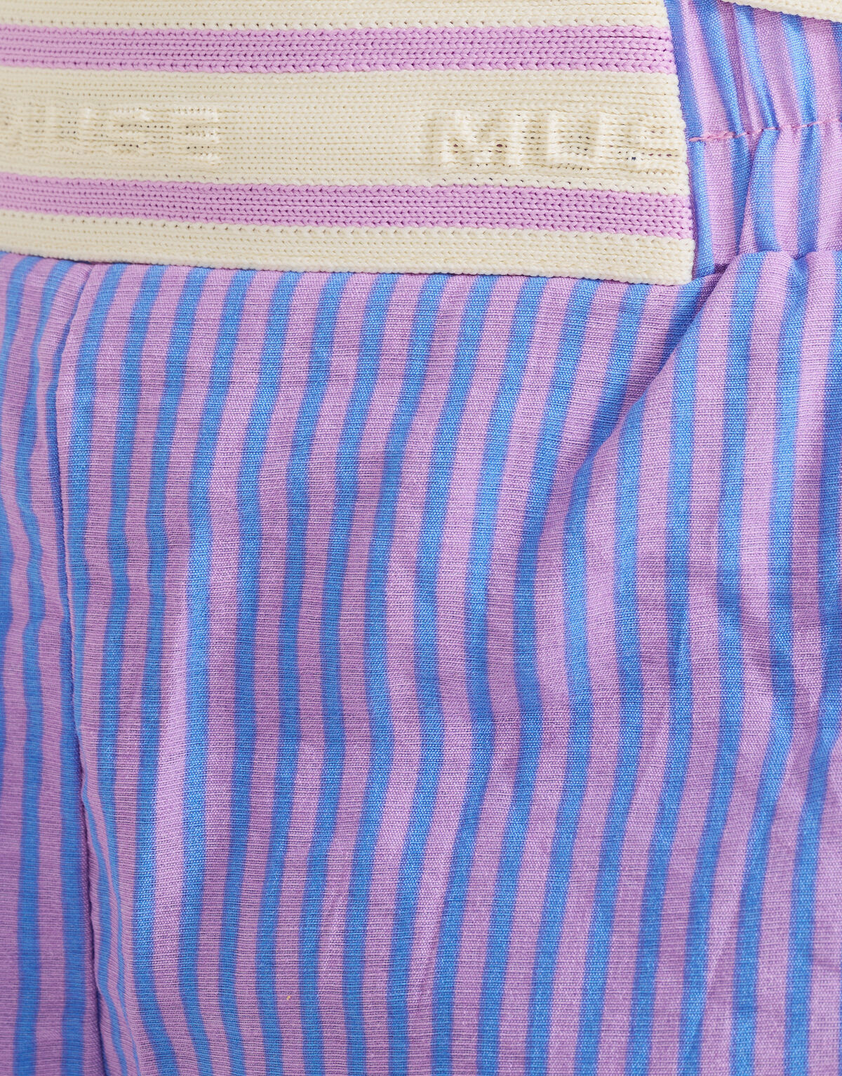 Poplin Pinstripe Short Paars SHOEBY GIRLS