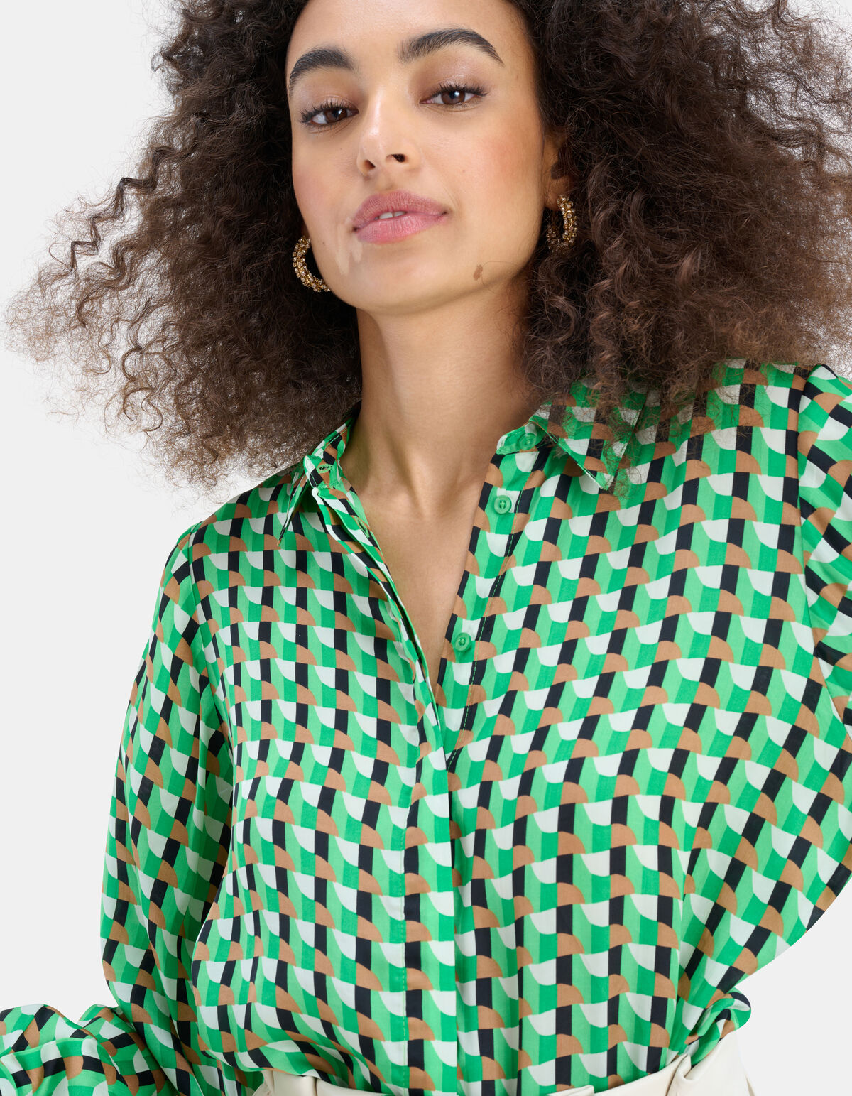 Retro Viskose Bluse EKSEPT