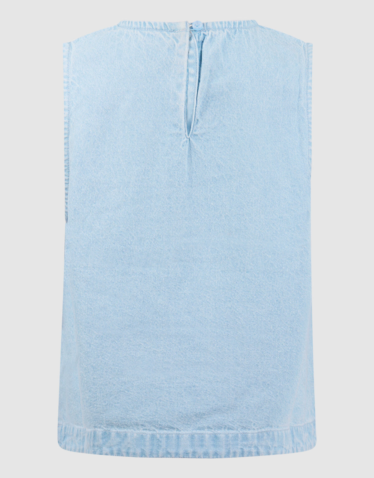 Strass Denim Top Hellblau SHOEBY GIRLS