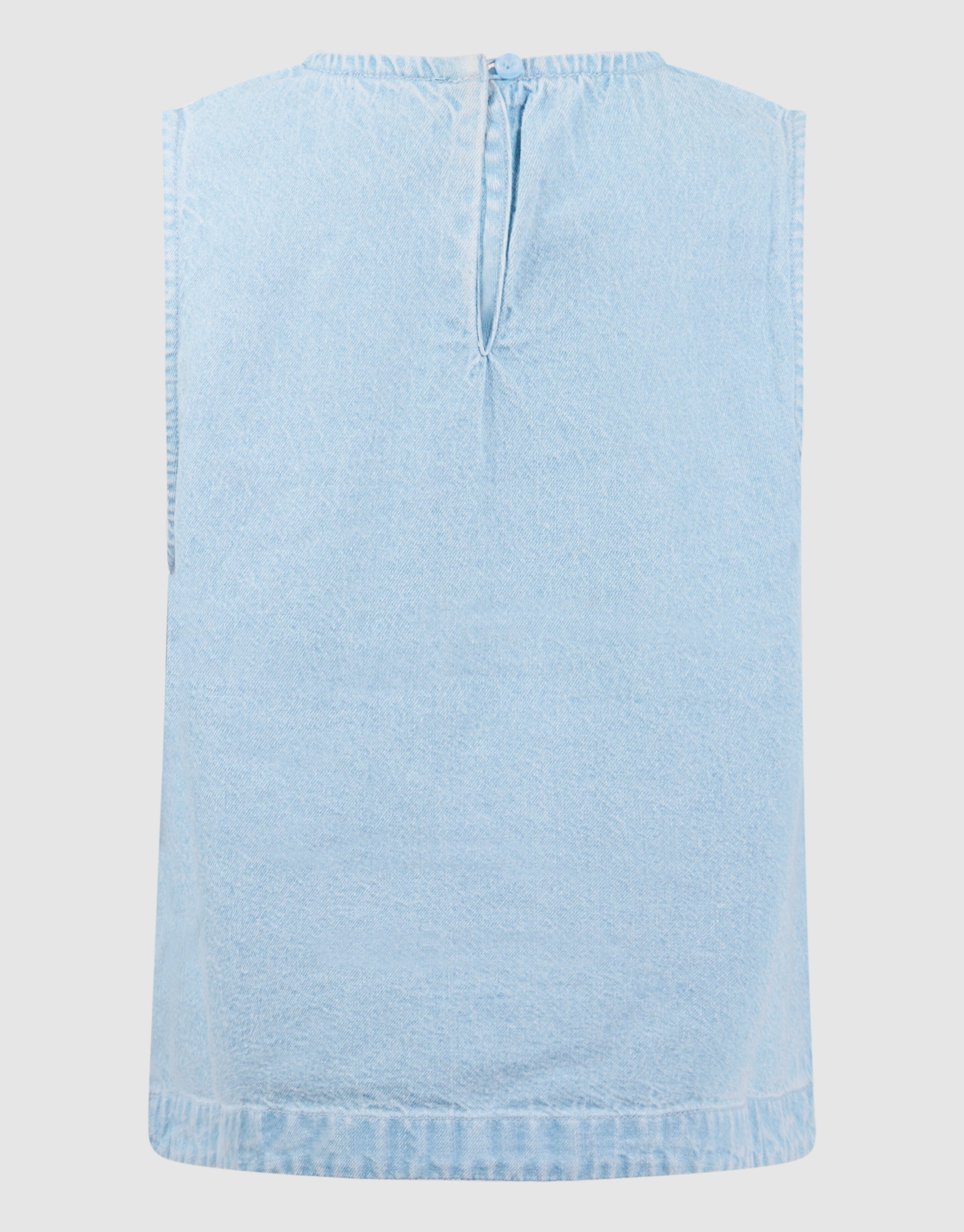 Strass Denim Top Hellblau SHOEBY GIRLS