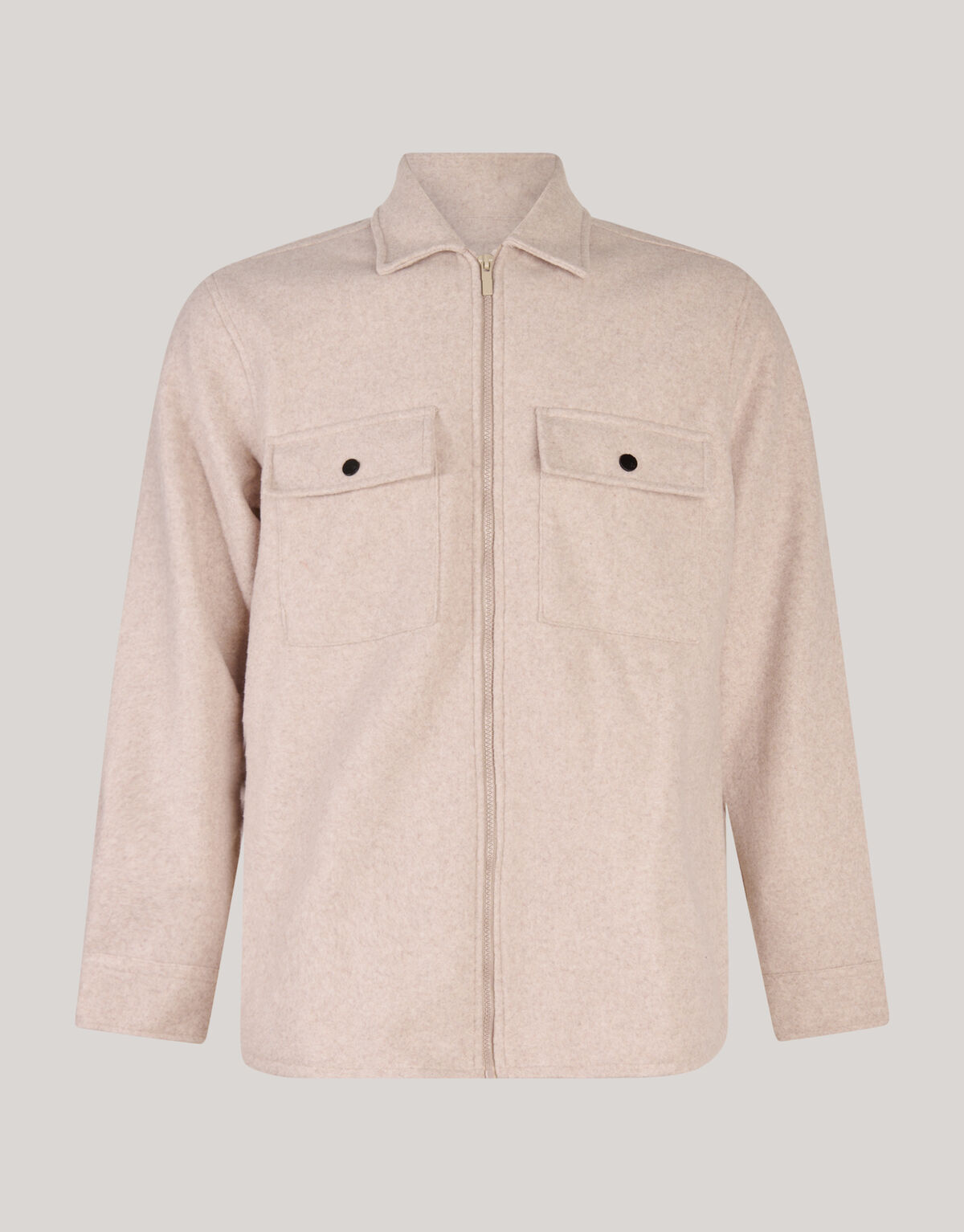 Zip-Overshirt Sand SHOEBY MEN
