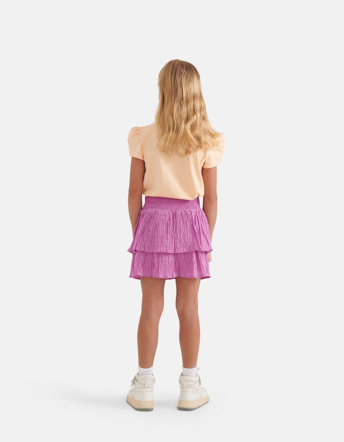 T-shirt mit Puffärmeln Hellorange SHOEBY GIRLS