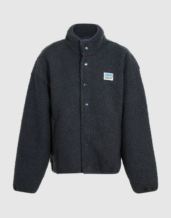 Relaxed Teddyjacke Dunkelgrau SHOEBY BOYS