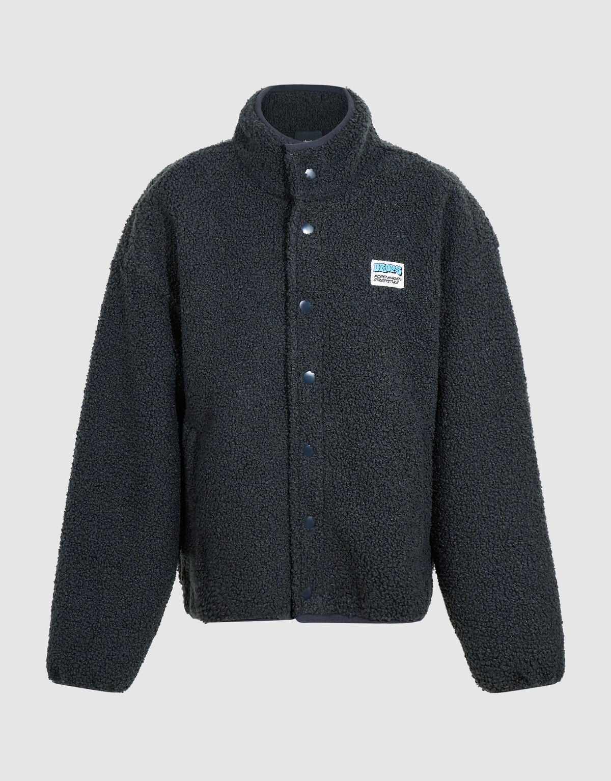 Relaxed Teddyjacke Dunkelgrau SHOEBY BOYS