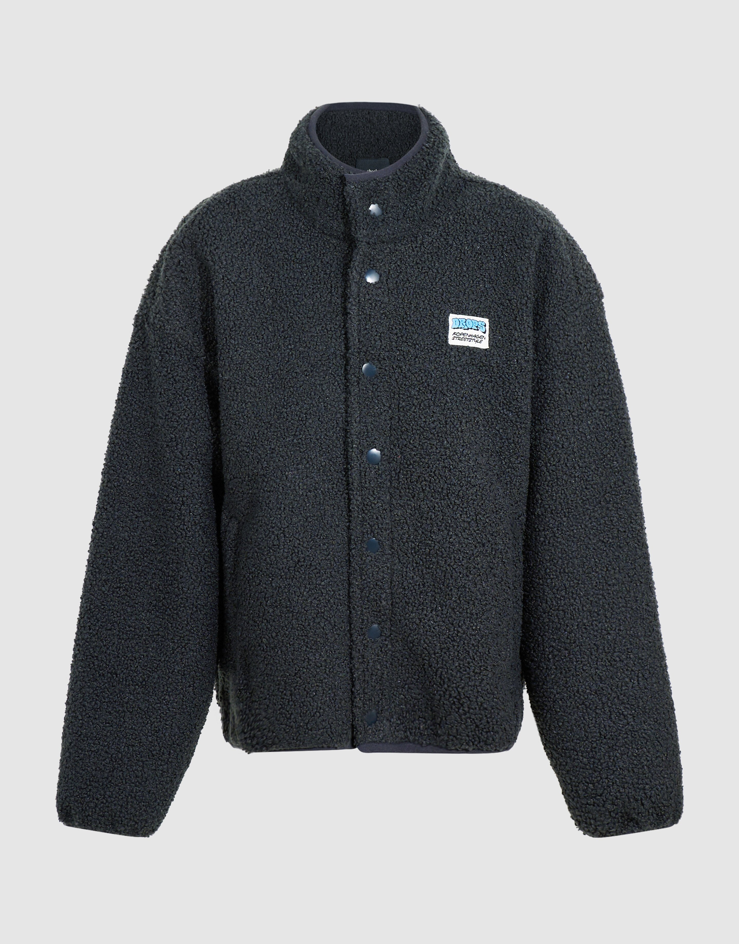Relaxed Teddyjacke Dunkelgrau SHOEBY BOYS