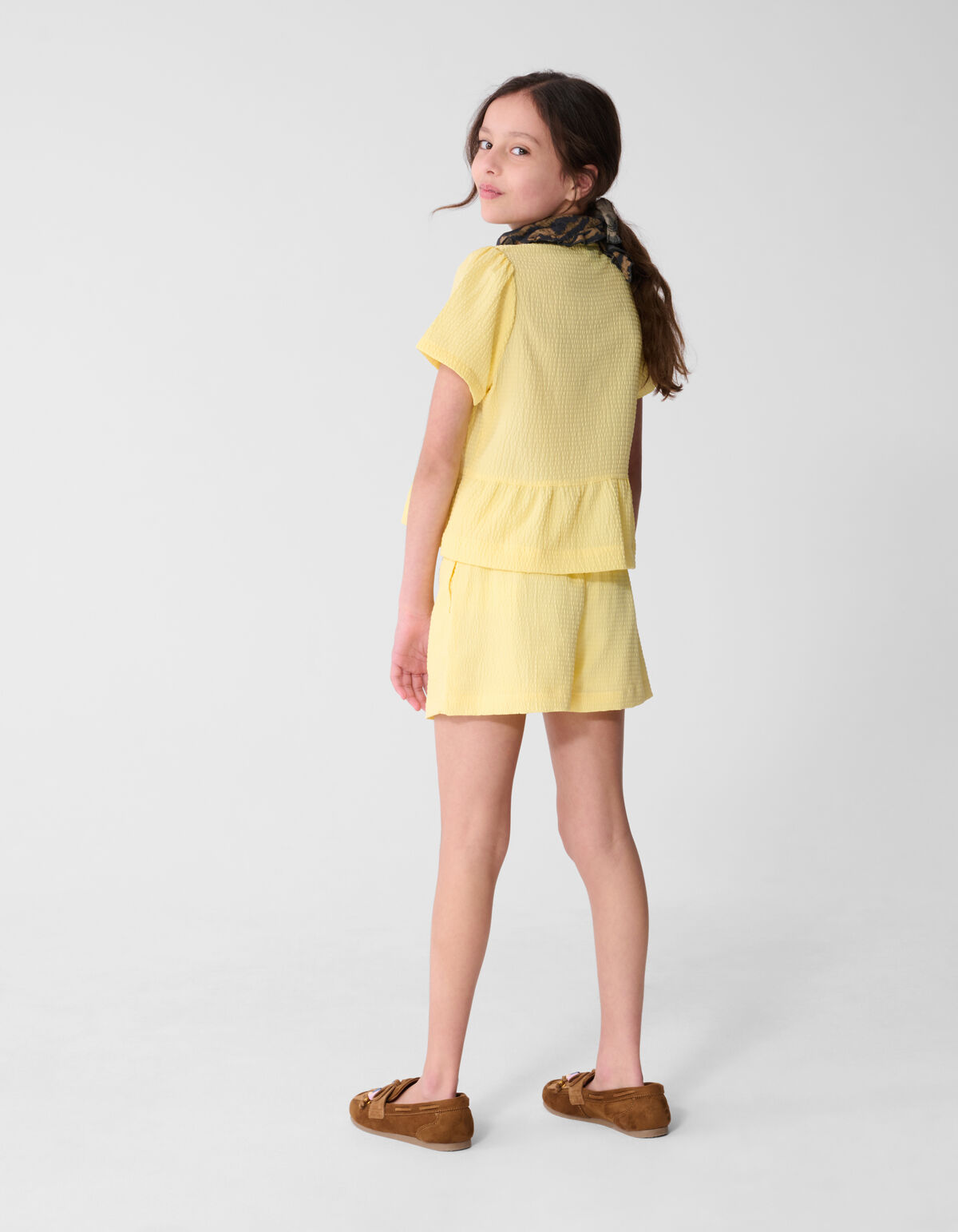 Struktur Short Hellgelb SHOEBY GIRLS