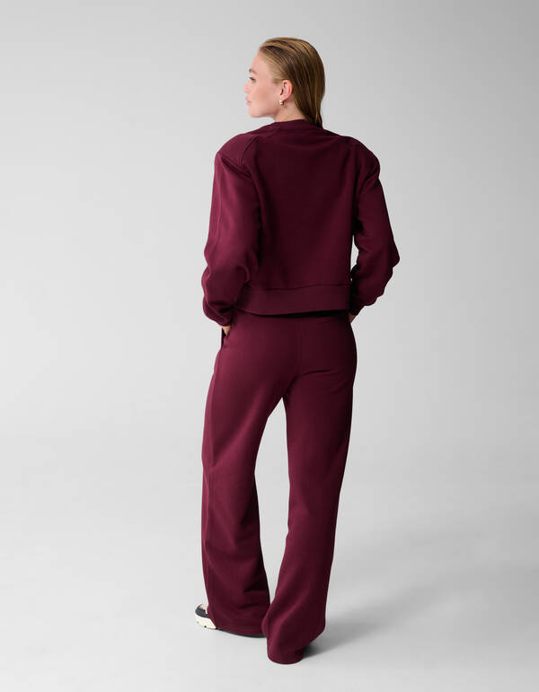 Wide Leg Jogger Pants Dunkelrot SHOEBY WOMEN