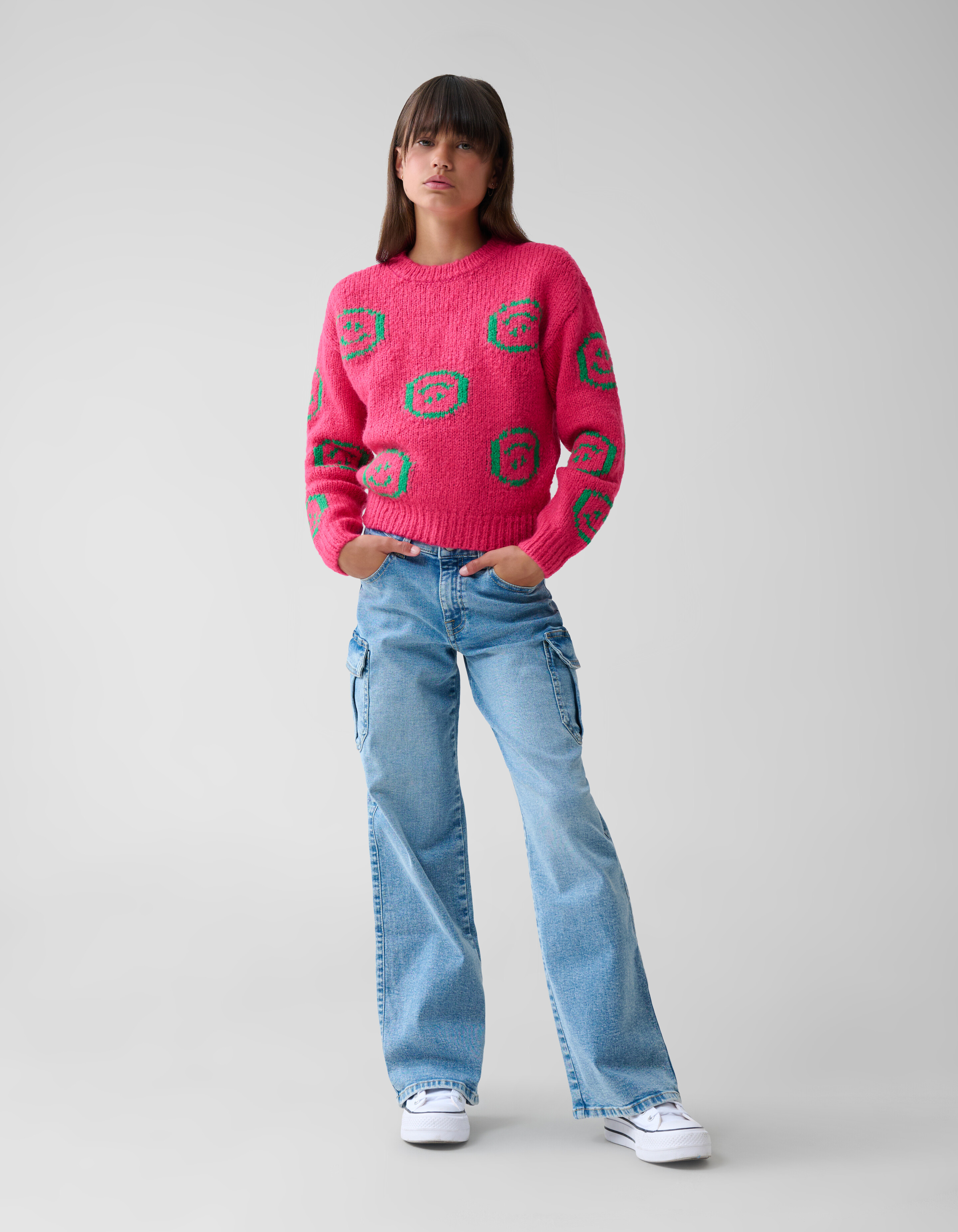 Fun Smile Pullover Rosa SHOEBY GIRLS