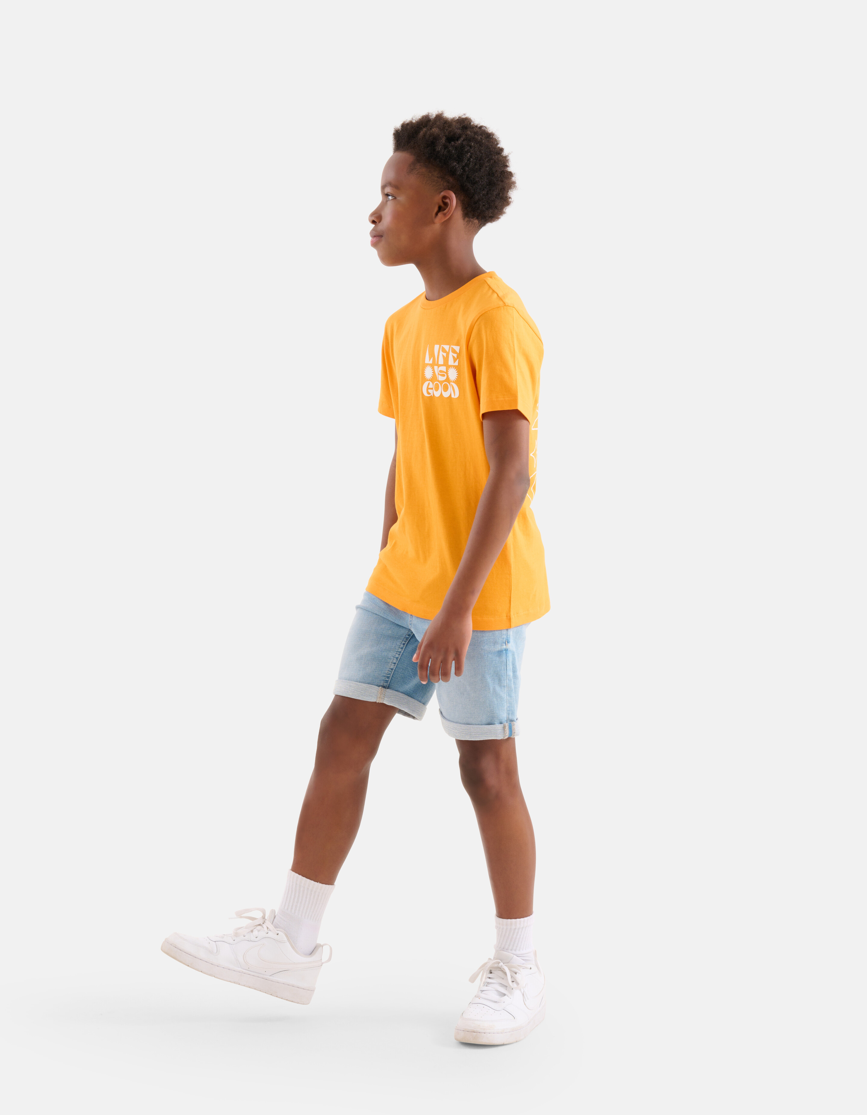 Druck-T-Shirt Orange SHOEBY BOYS