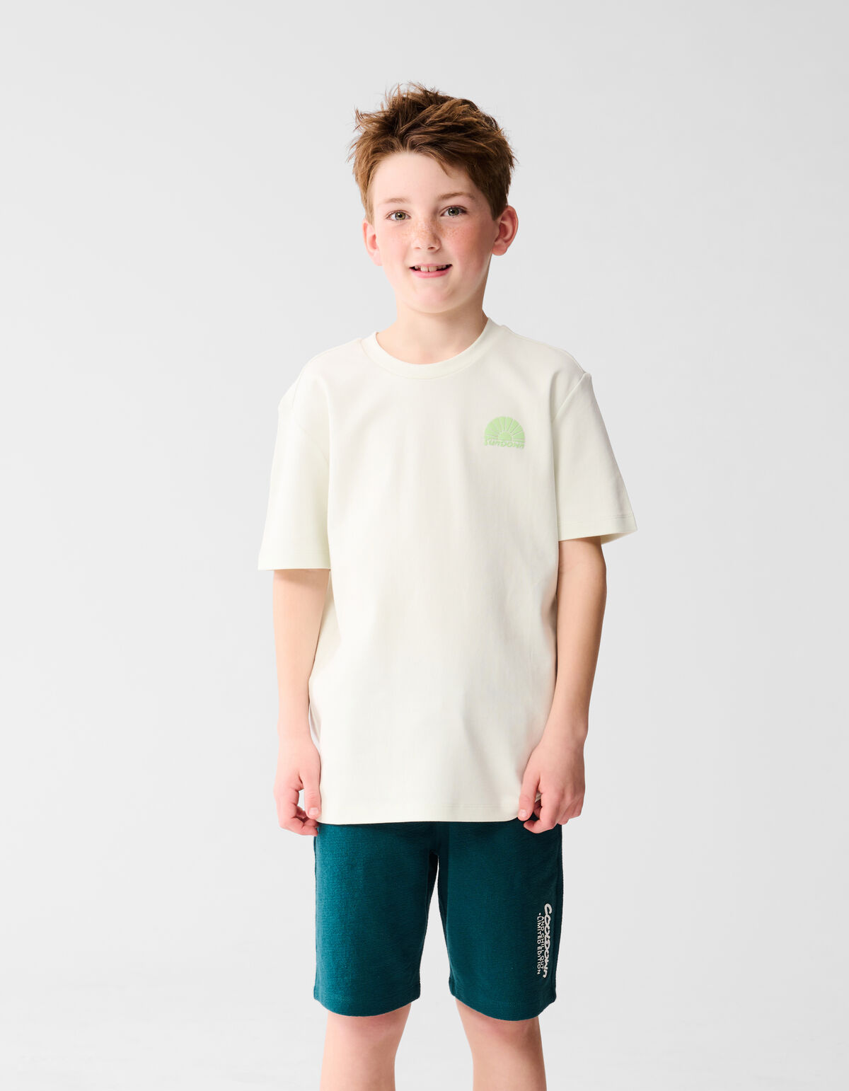 Sonnenuntergang Kunstwerk T-shirt Off White SHOEBY BOYS