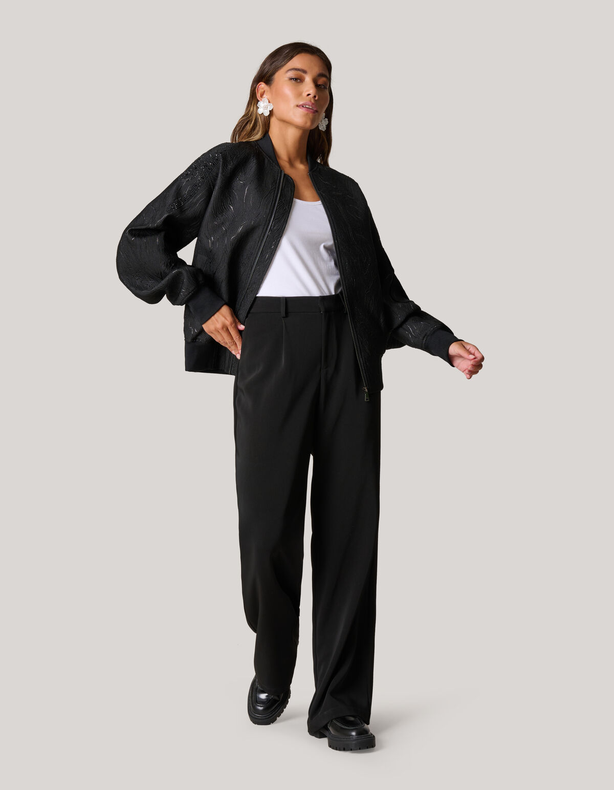 Verschönerter Bomber Zwart SHOEBY WOMEN