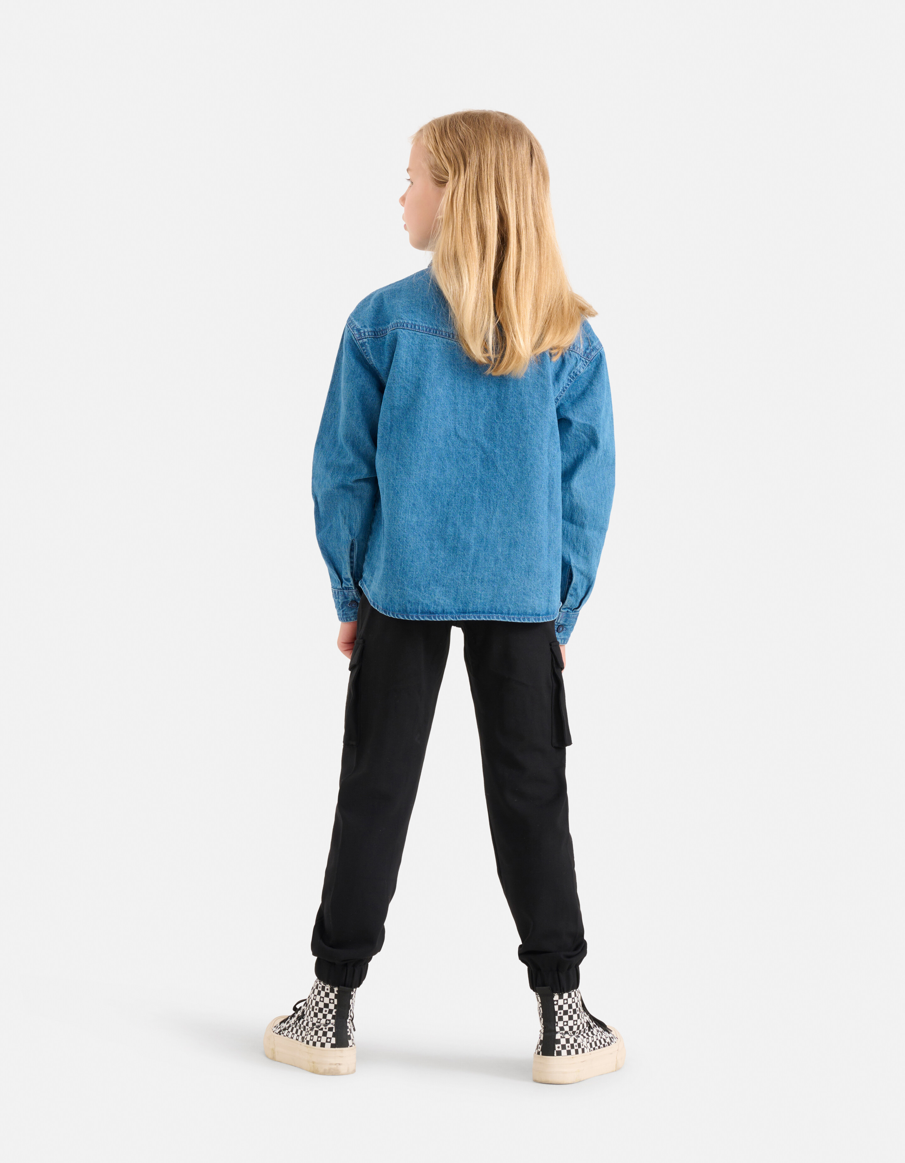 Denim-Bluse Blau SHOEBY GIRLS