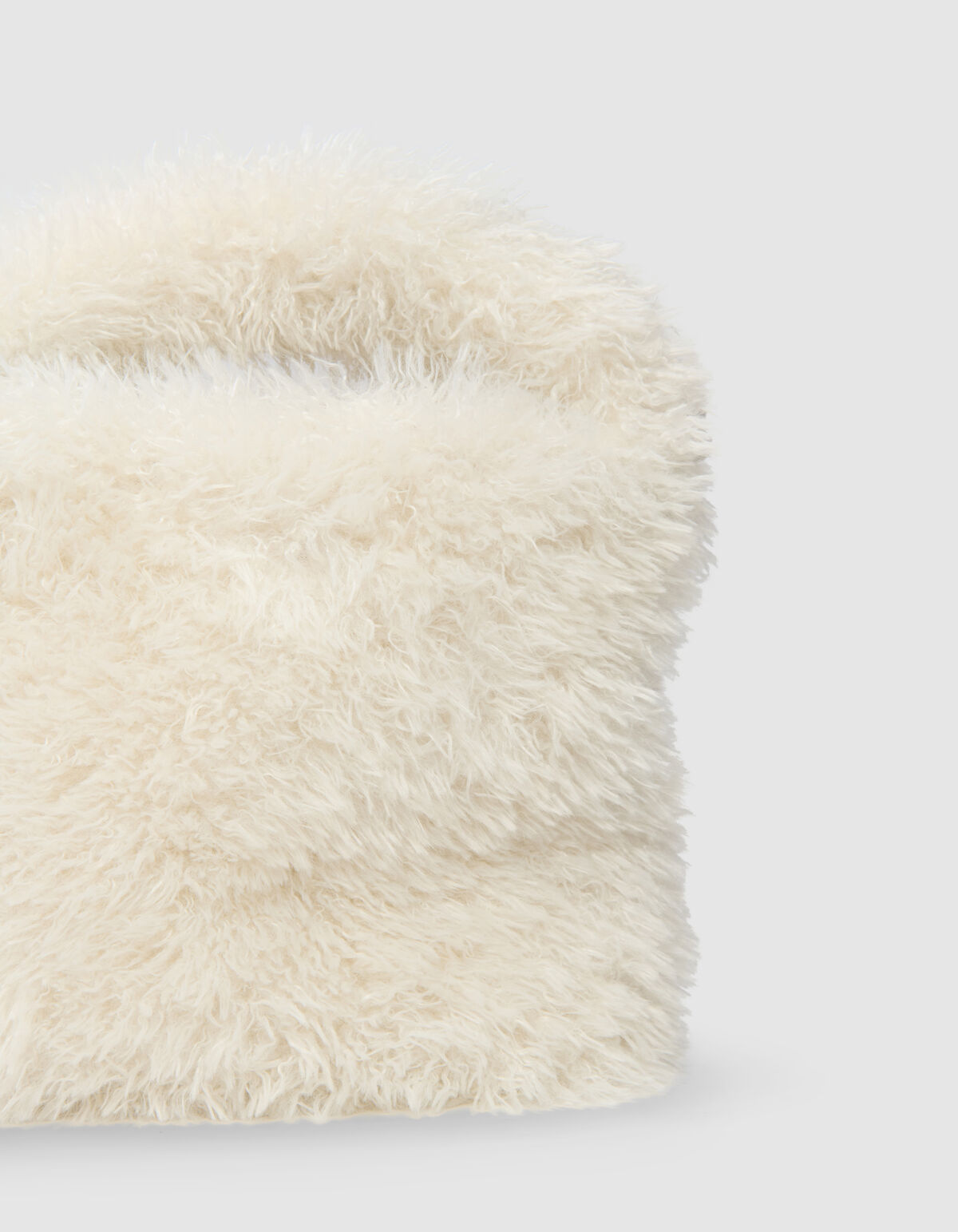 Fluffy Fur Tasche Gebrochenes Weiß SHOEBY ACCESSOIRES
