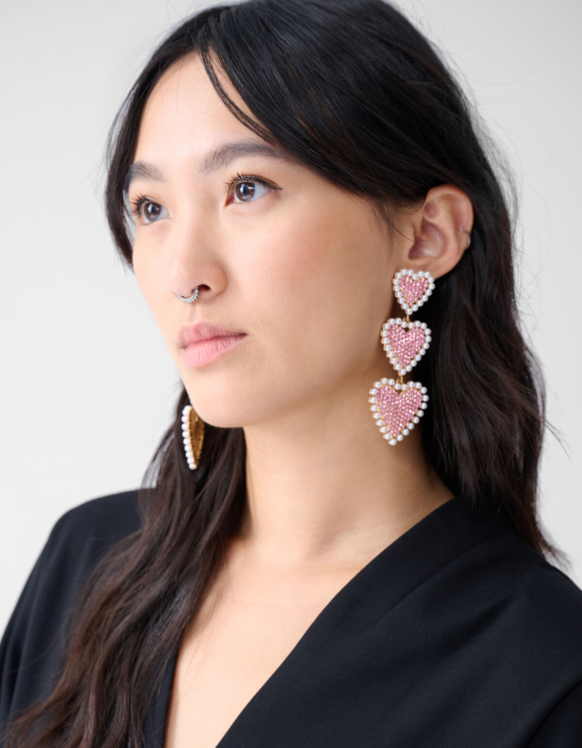 Multi Herz Ohrringe Rosa SHOEBY ACCESSOIRES