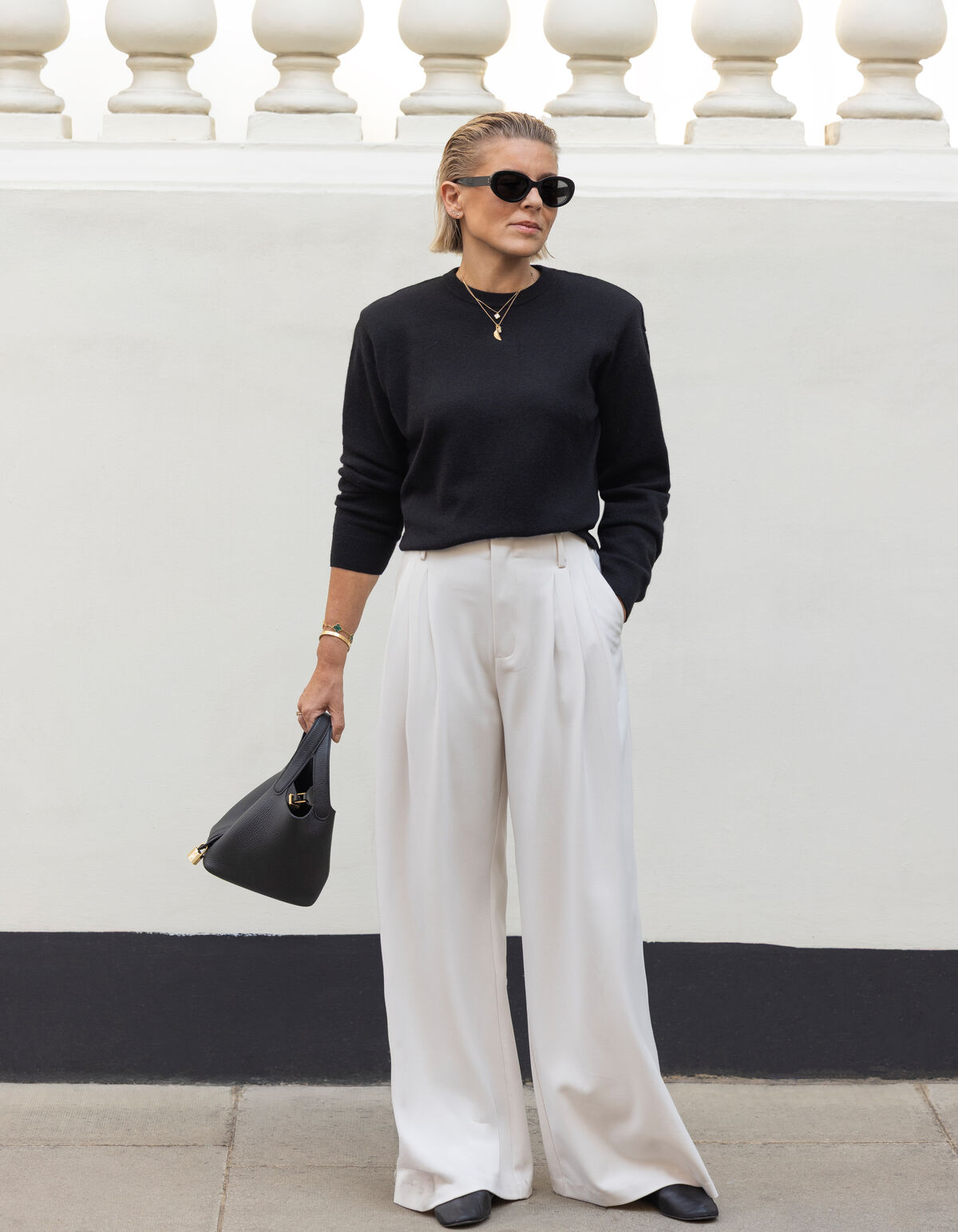 Wide-Leg-Hose Offwhite By Lonneke SHOEBY WOMEN