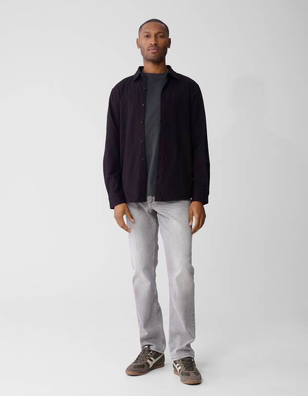 T-Shirt mit Logoprint, Dunkelrot SHOEBY MEN