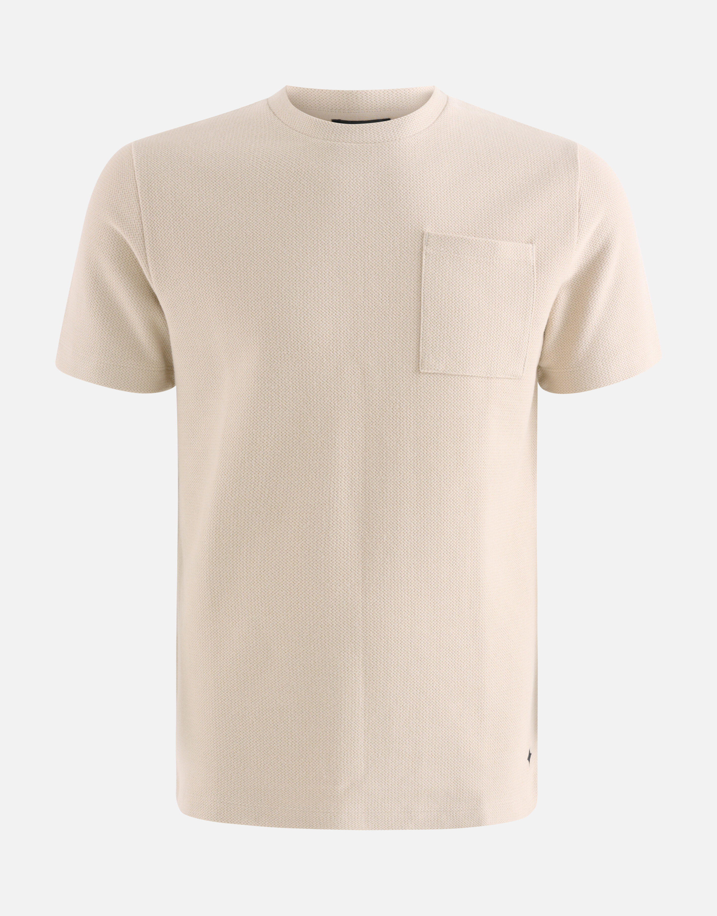 Textur-T-Shirt Beige SHOEBY MEN