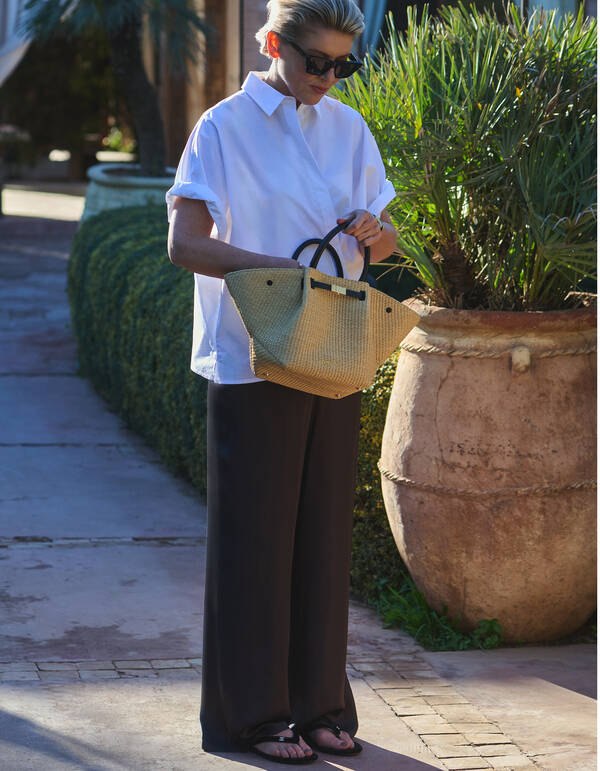 Satinhose Dunkelgrau von Lonneke SHOEBY WOMEN