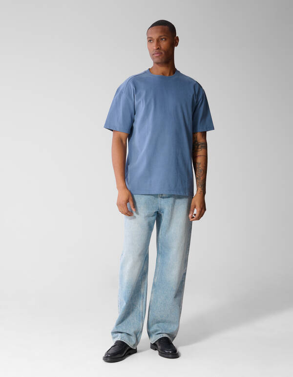 Soft Label T-shirt Blauw SHOEBY MEN