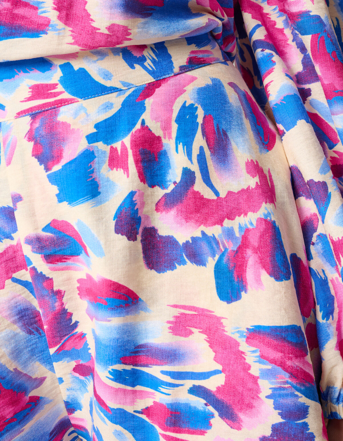 Bedruckte kurze Gebroken Wit SHOEBY WOMEN