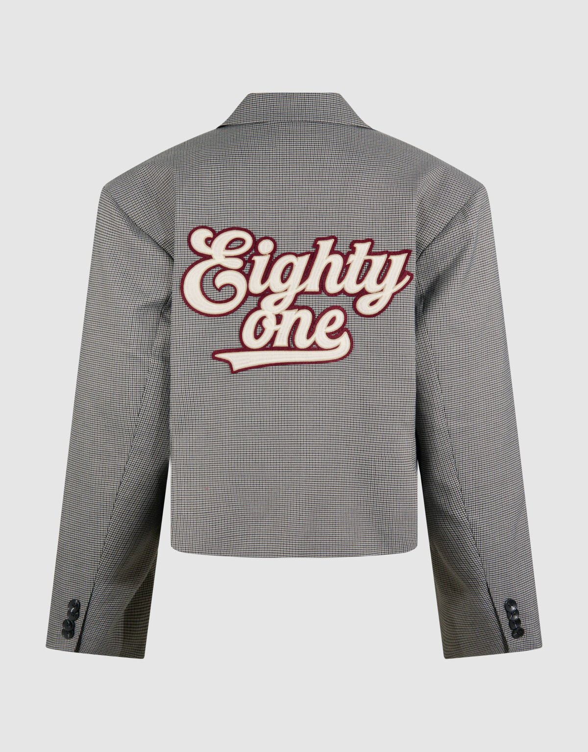 Sportlicher Oversized Karo-Blazer Grau SHOEBY WOMEN