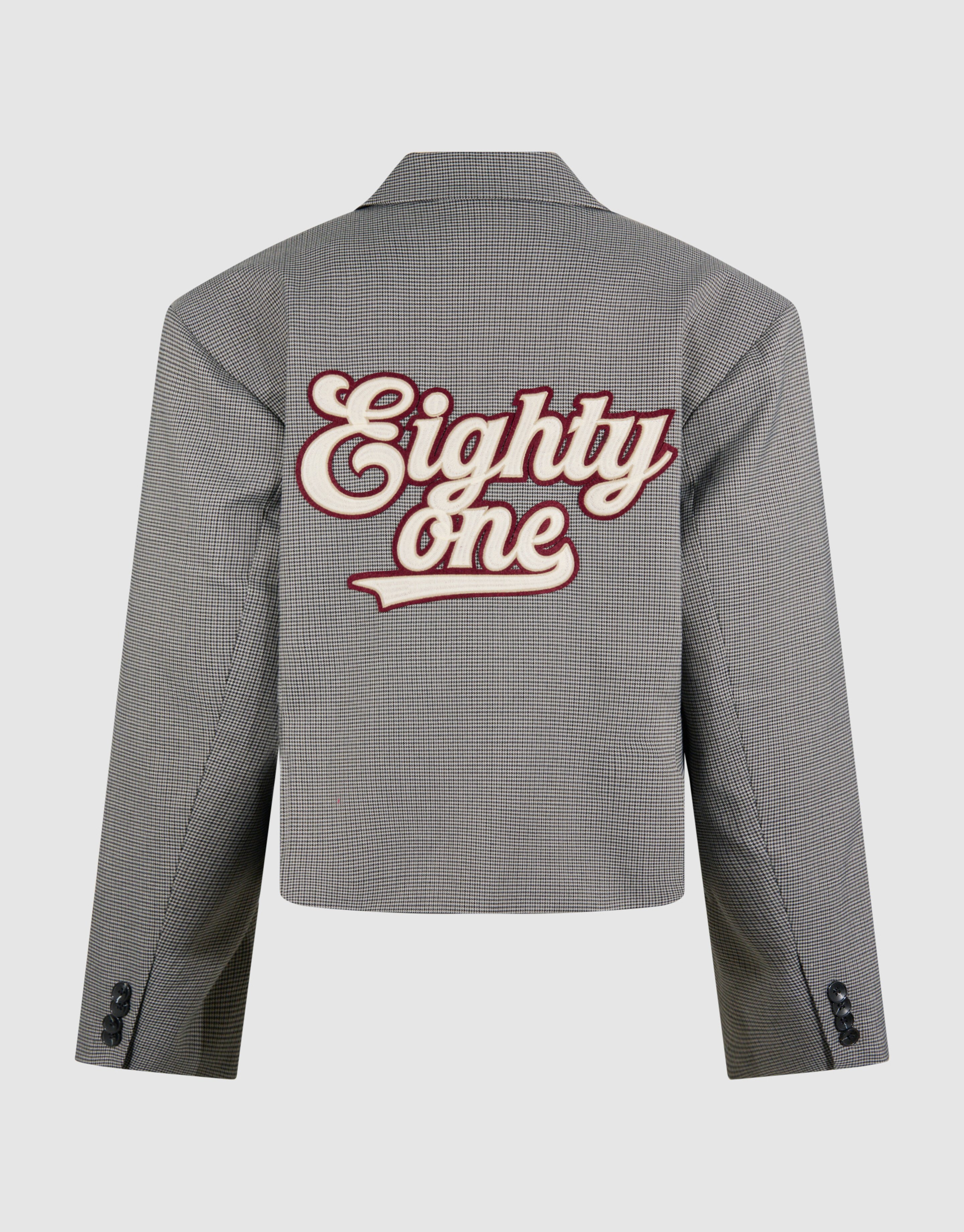 Sportlicher Oversized Karo-Blazer Grau SHOEBY WOMEN