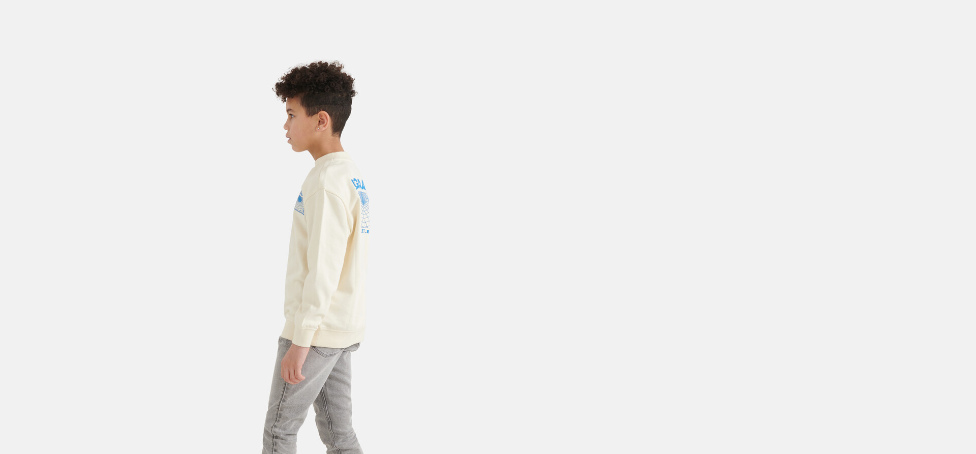 Printed Pullover Offwhite SHOEBY BOYS