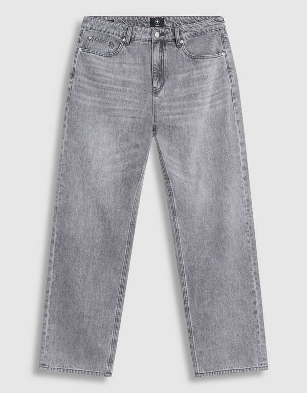 Baggy Fit Jeans Lichtgrijs L34 SHOEBY MEN