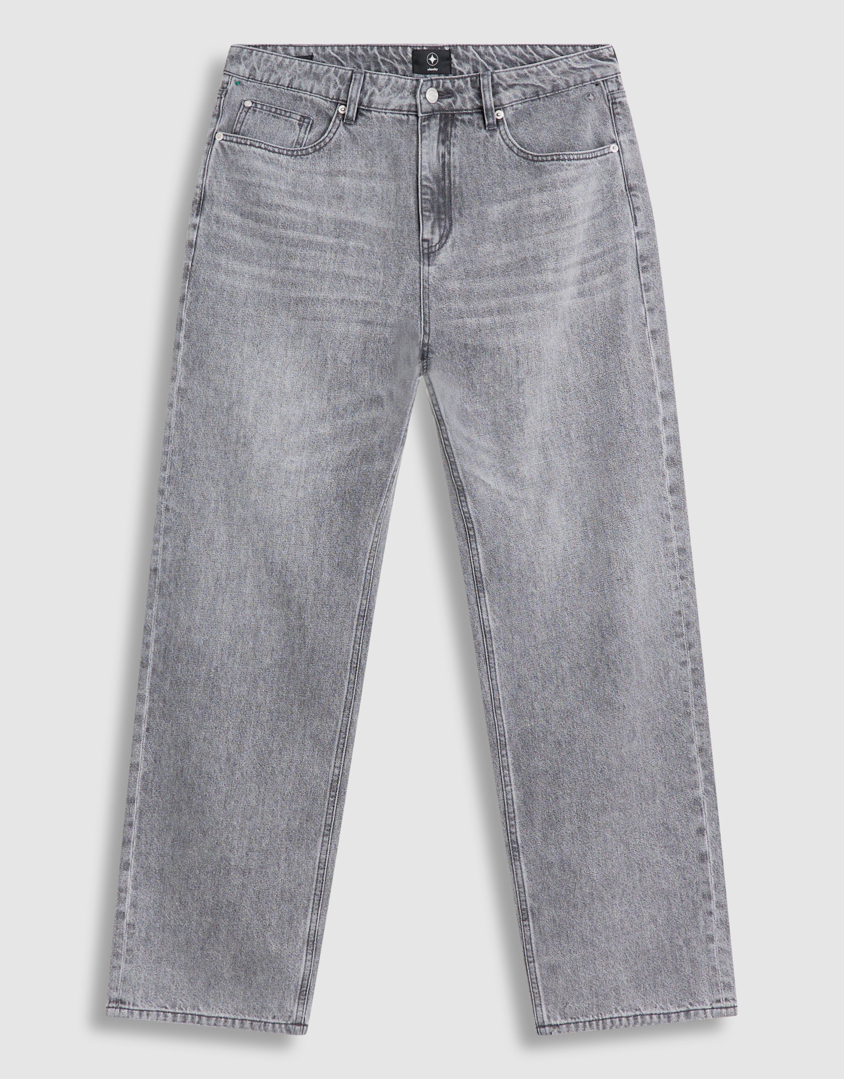 Baggy Fit Jeans Lichtgrijs L34 SHOEBY MEN