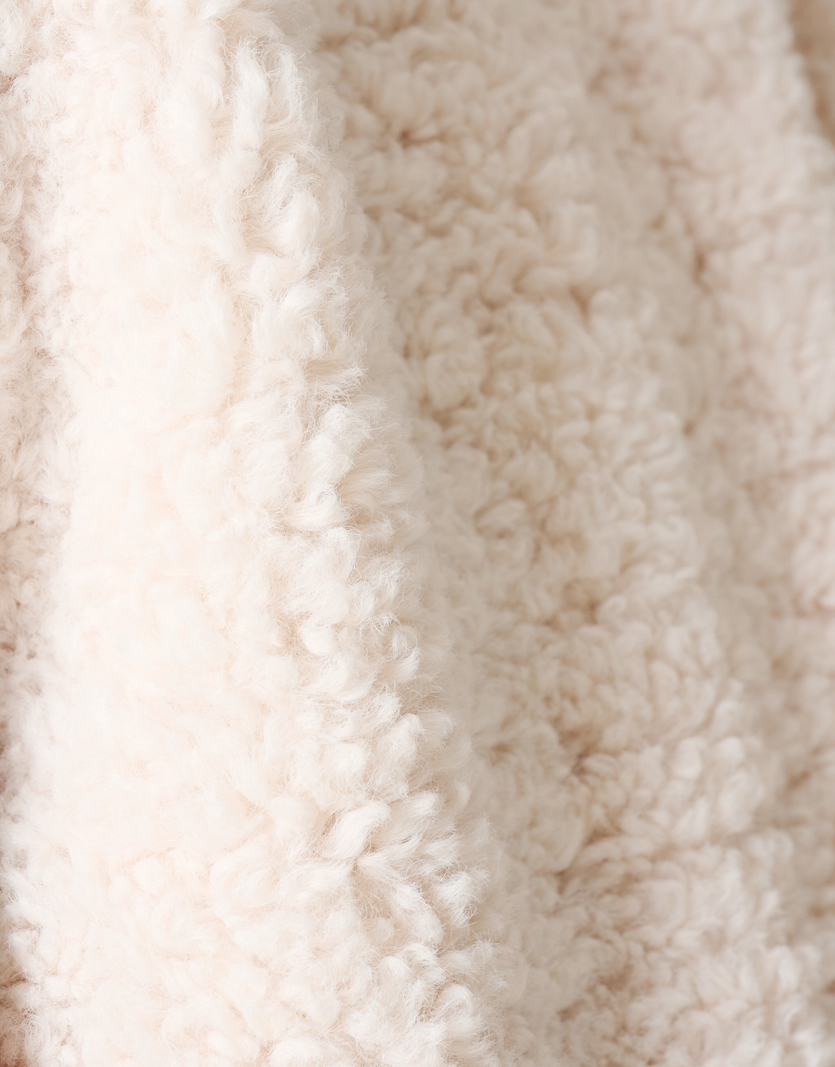 Teddy Gilet Off White SHOEBY GIRLS