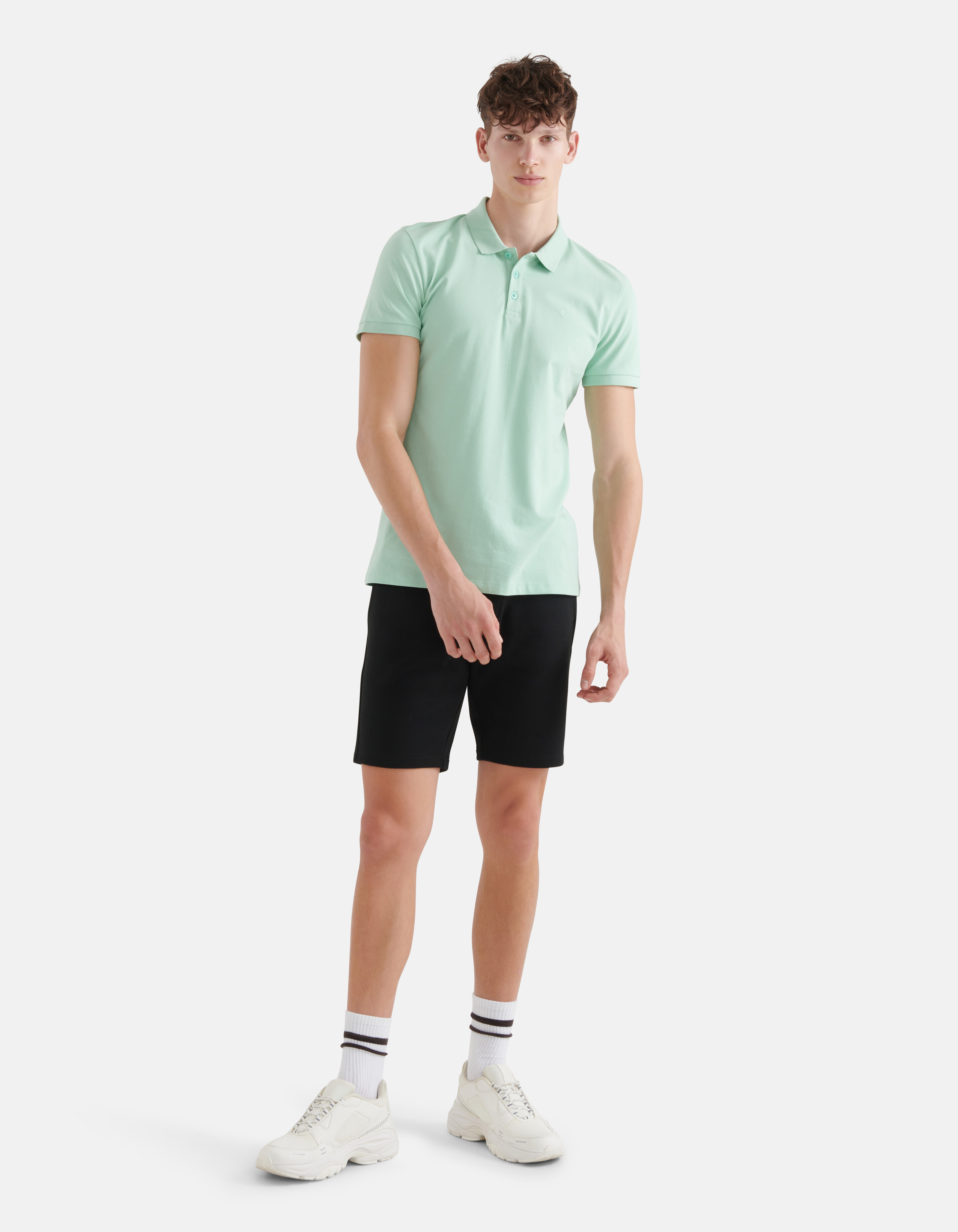 Basic Polo Hellgrün SHOEBY MEN