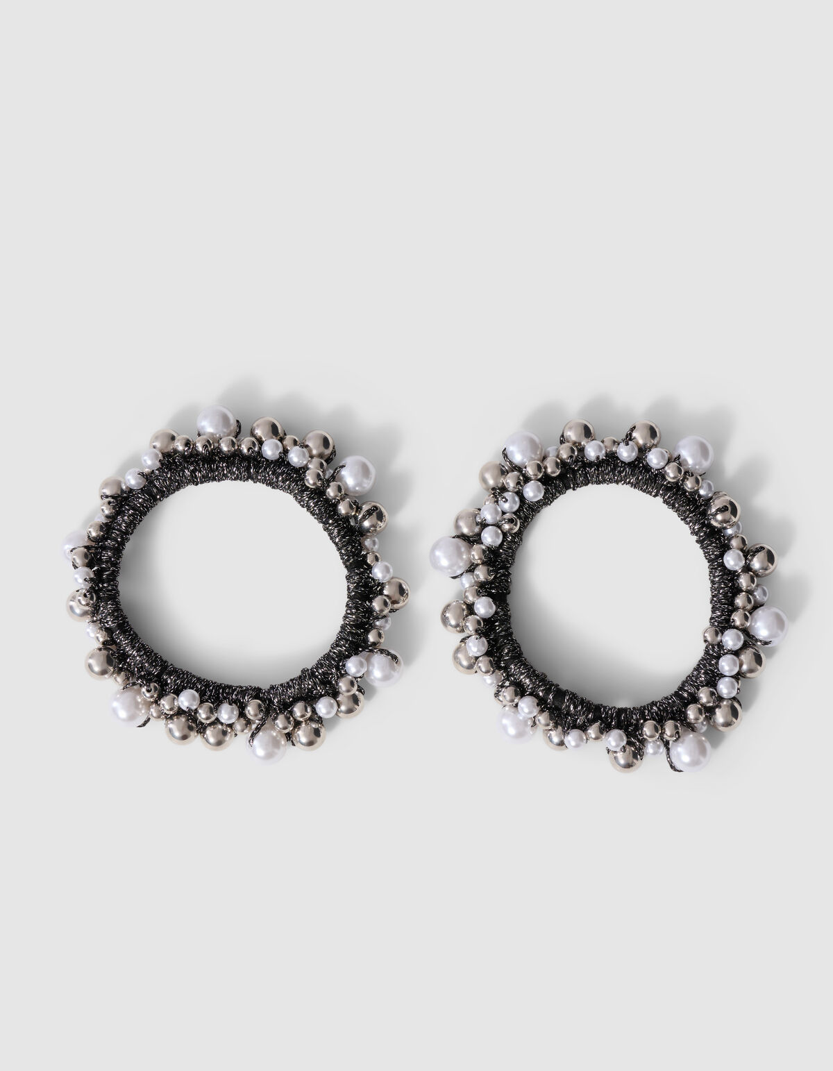 Pearl &Auml;rmelhalter Silber SHOEBY ACCESSOIRES