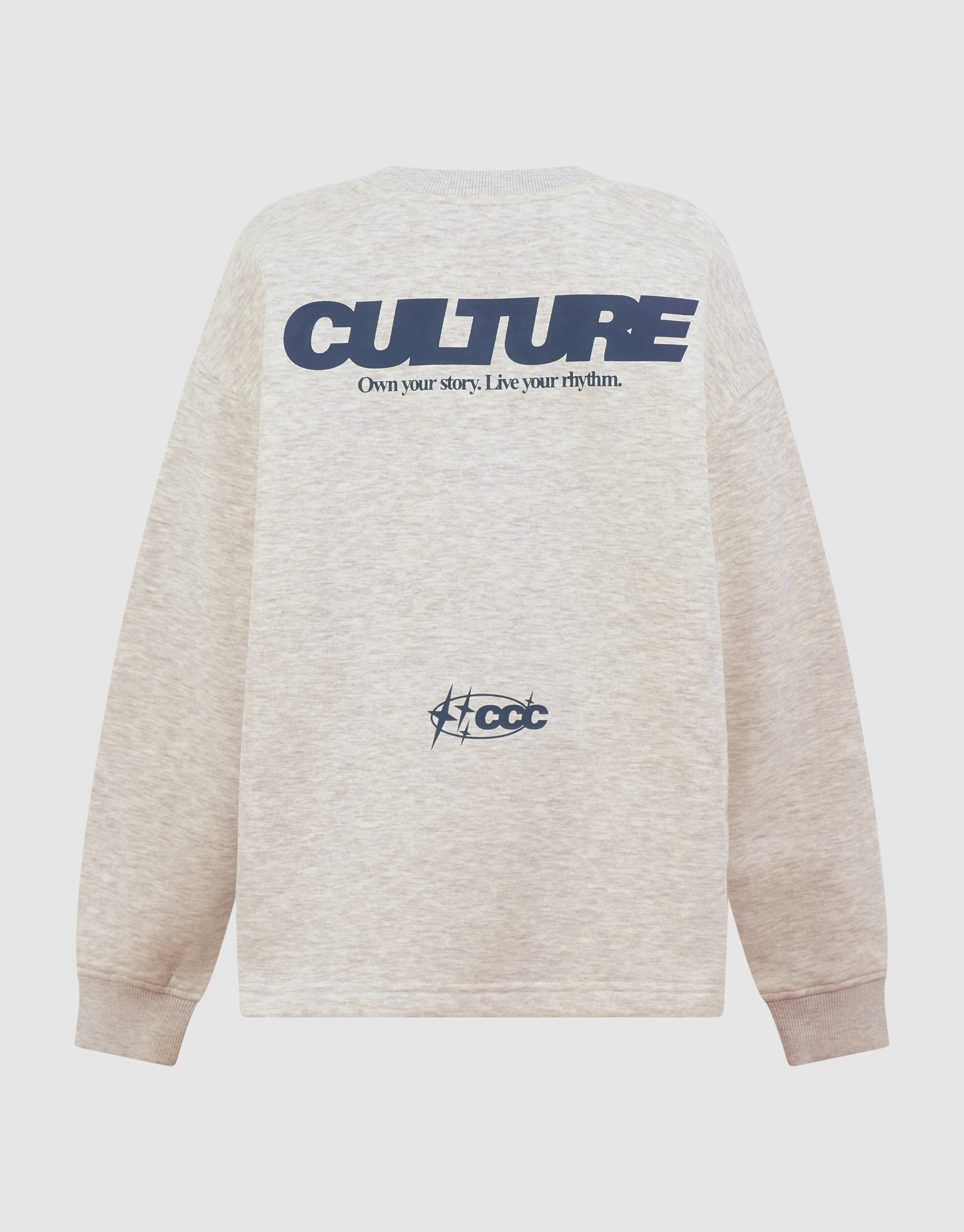 Culture Artwork Sweater Hellgrau SHOEBY BOYS