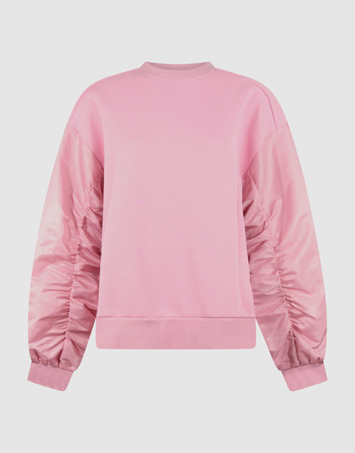 Pullover aus Satin-Mix Hellrosa SHOEBY WOMEN