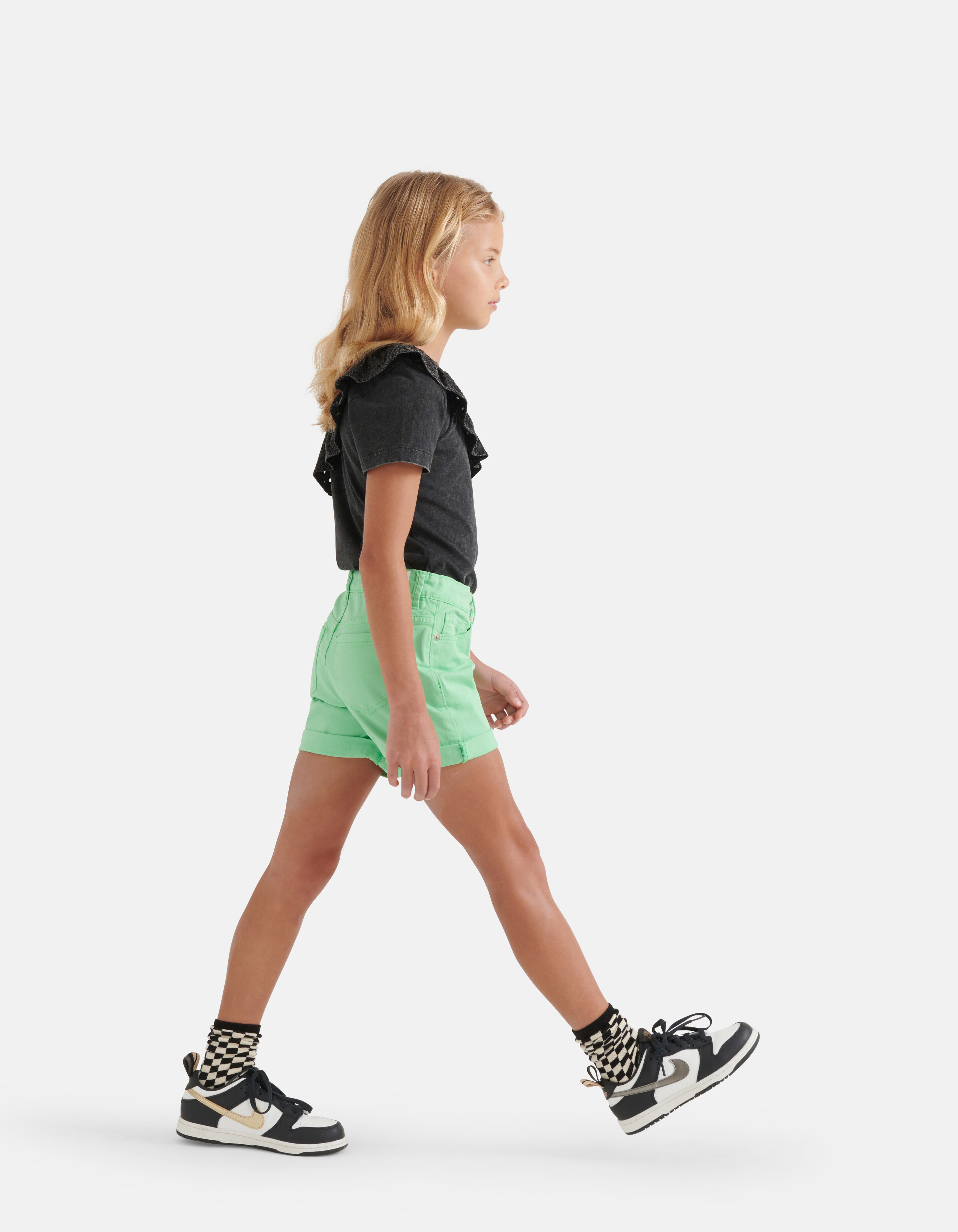Denim Short Grün SHOEBY GIRLS