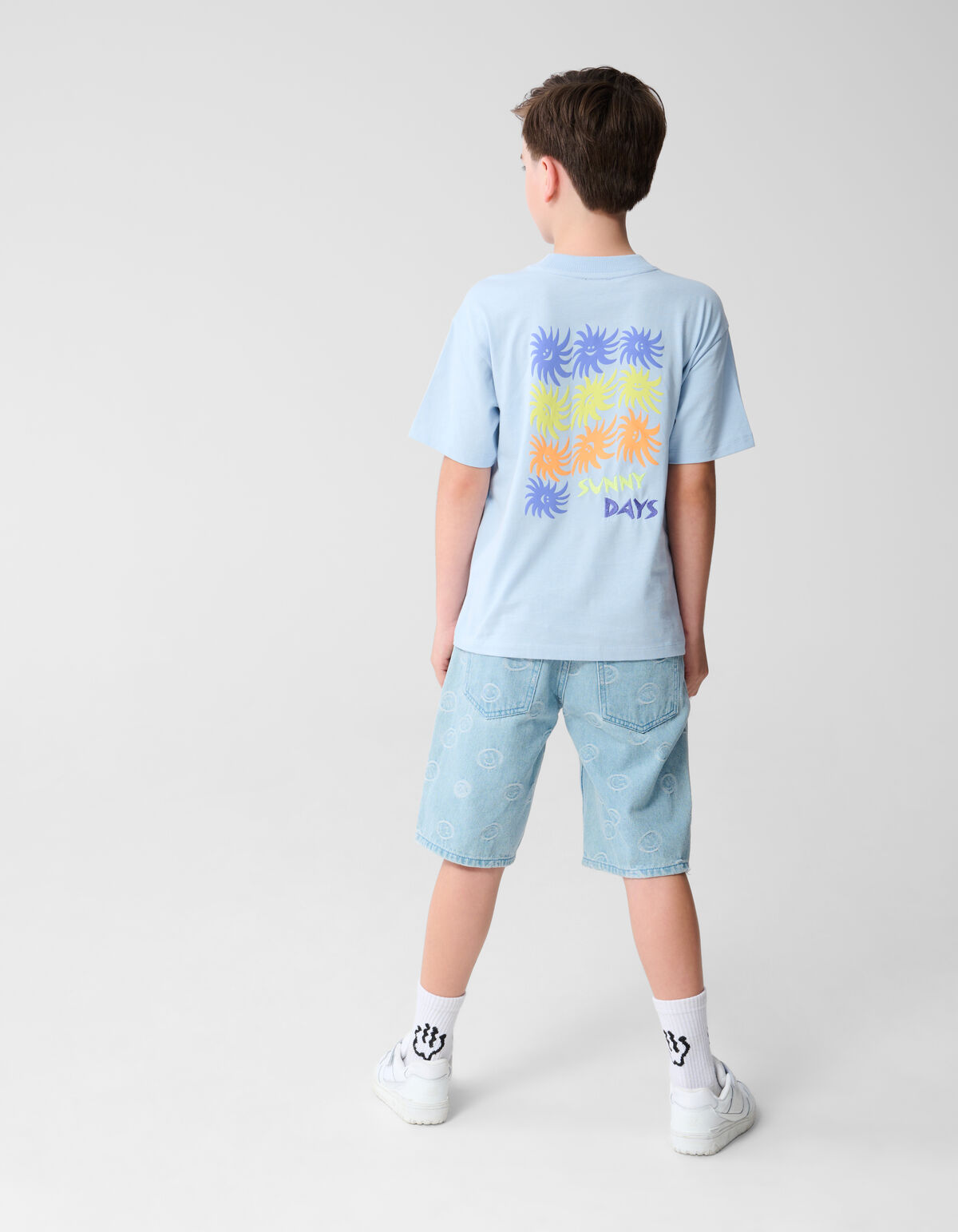 Sunny Days Artwork T-shirt Hellblau SHOEBY BOYS