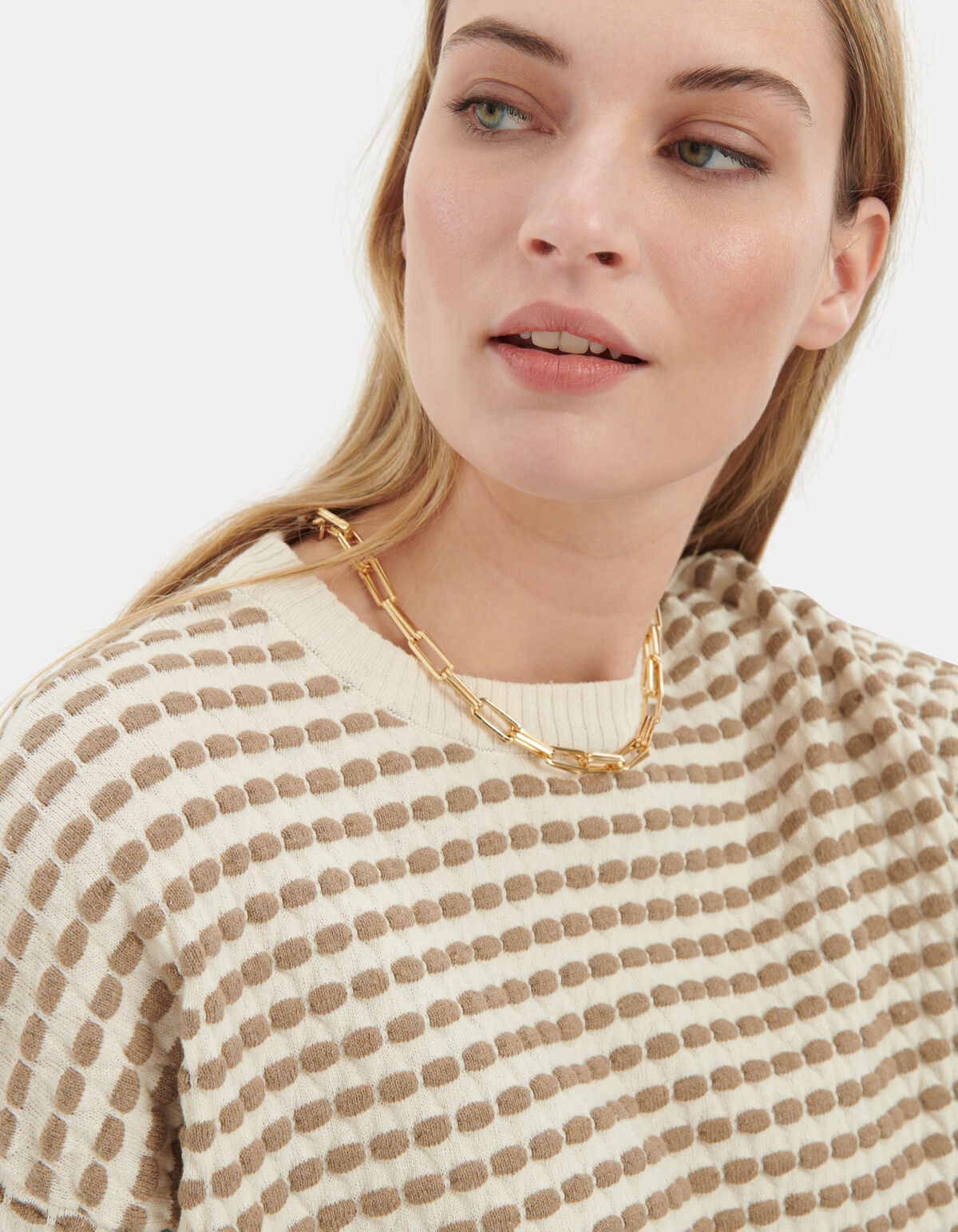 Zweifarbiger Pullover EKSEPT