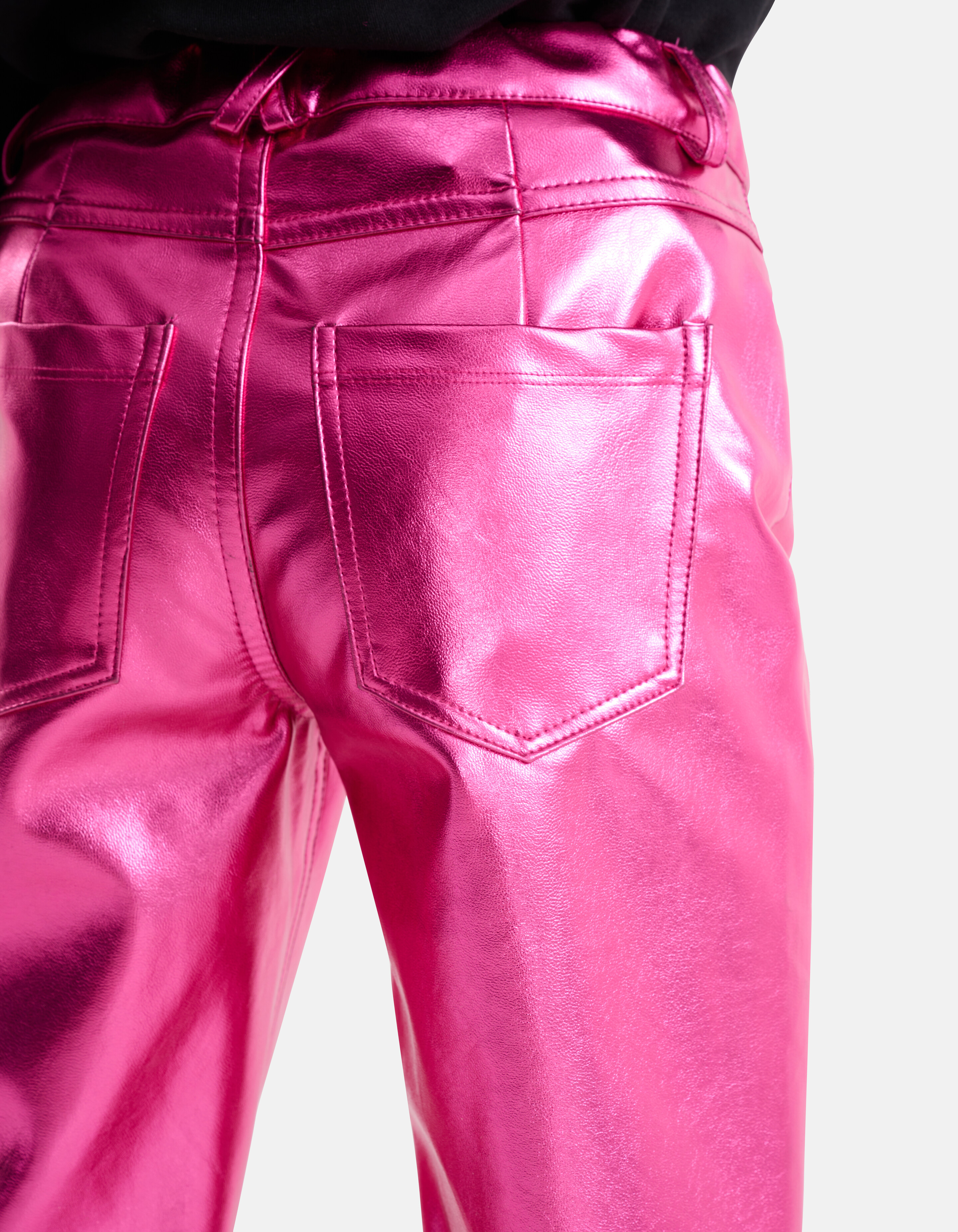 Metallisch beschichtete Hose Rosa von Nicolette SHOEBY GIRLS